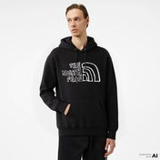 The North Face Baskılı Siyah Erkek Hoodie