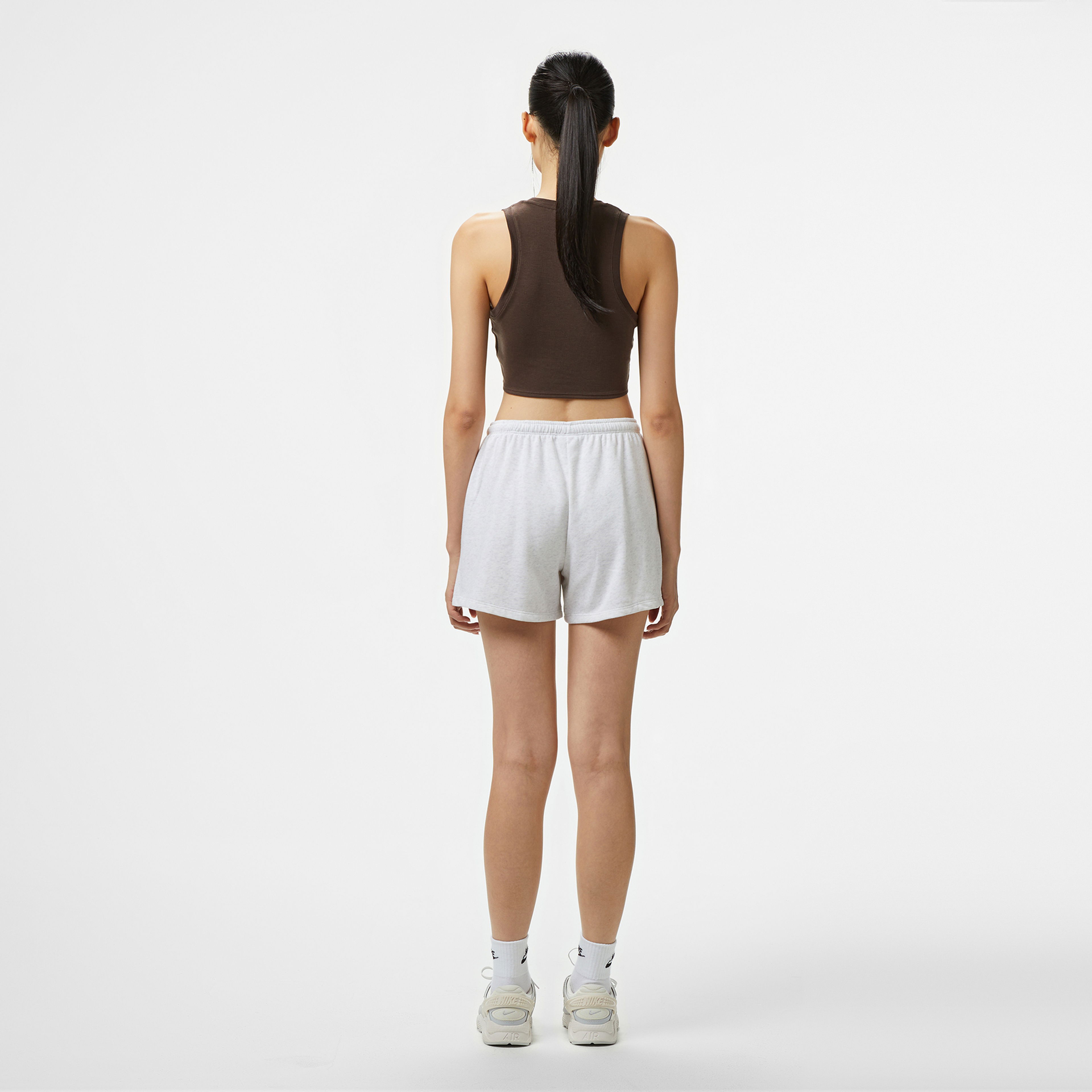 Nike Chill French Terry Kadın Beyaz Şort