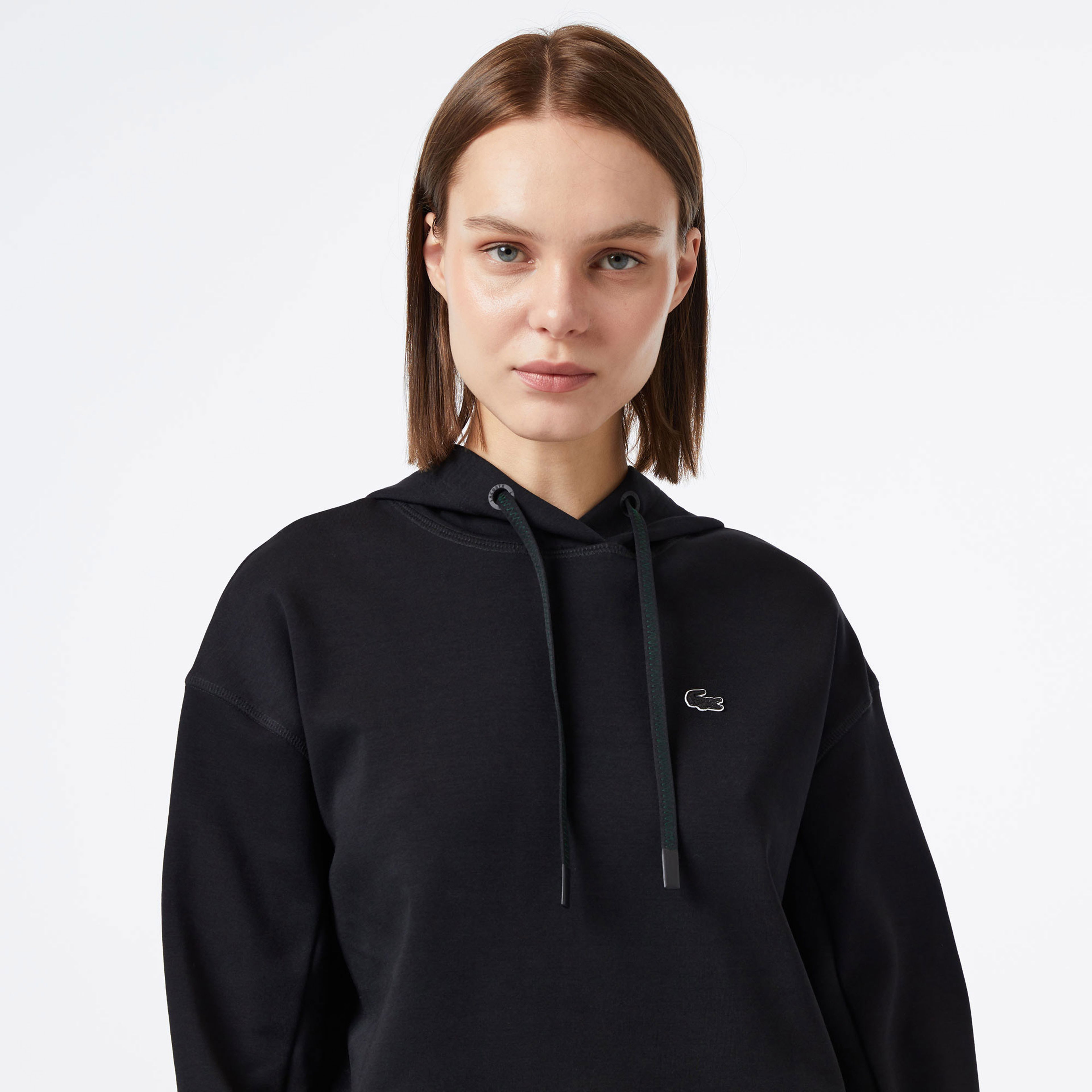 Lacoste Classic Kadın Siyah Hoodie