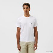 Lacoste Erkek Classic Fit Bisiklet Yaka Beyaz T-Shirt