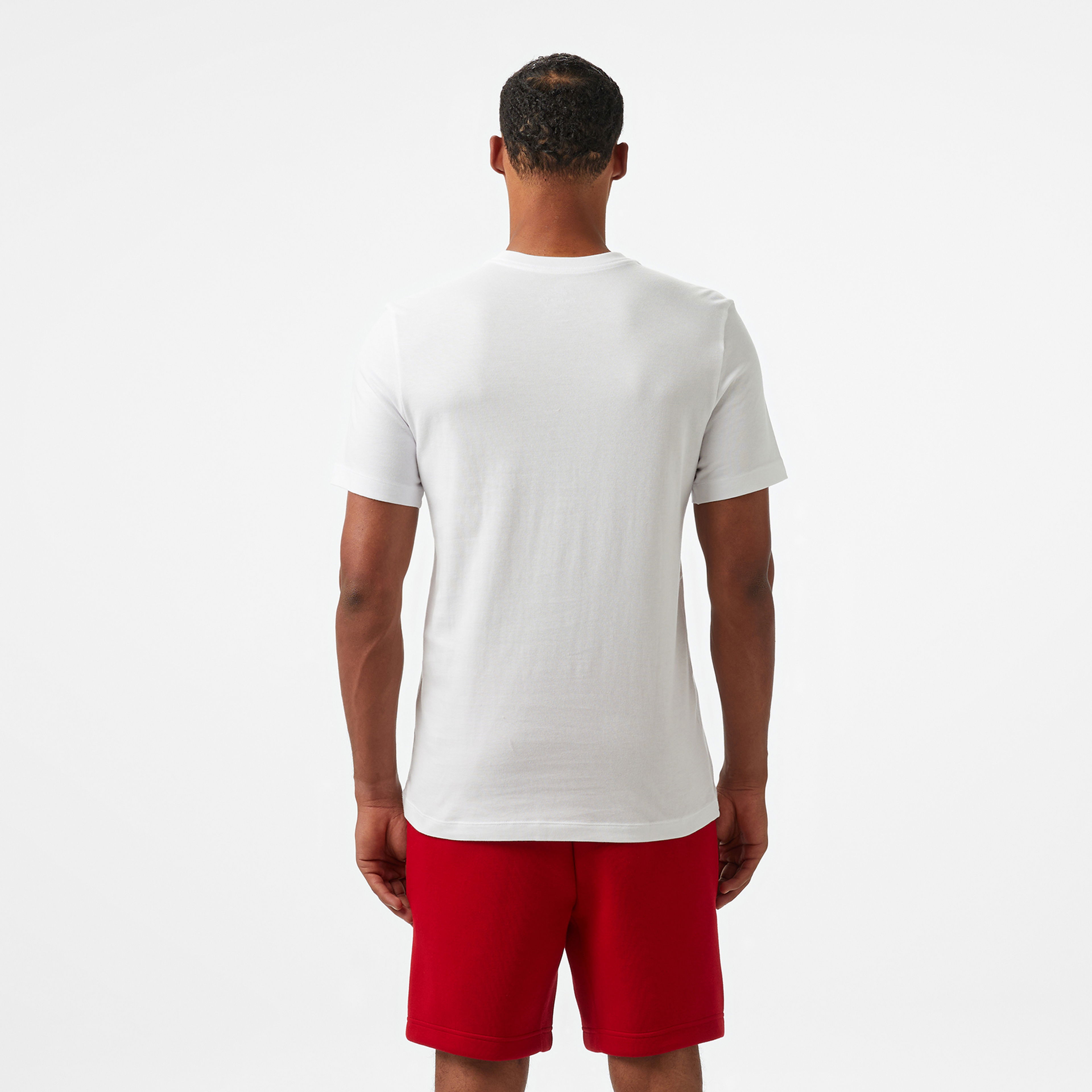 Nike Sportswear 'Just Do It' Erkek Beyaz T-Shirt