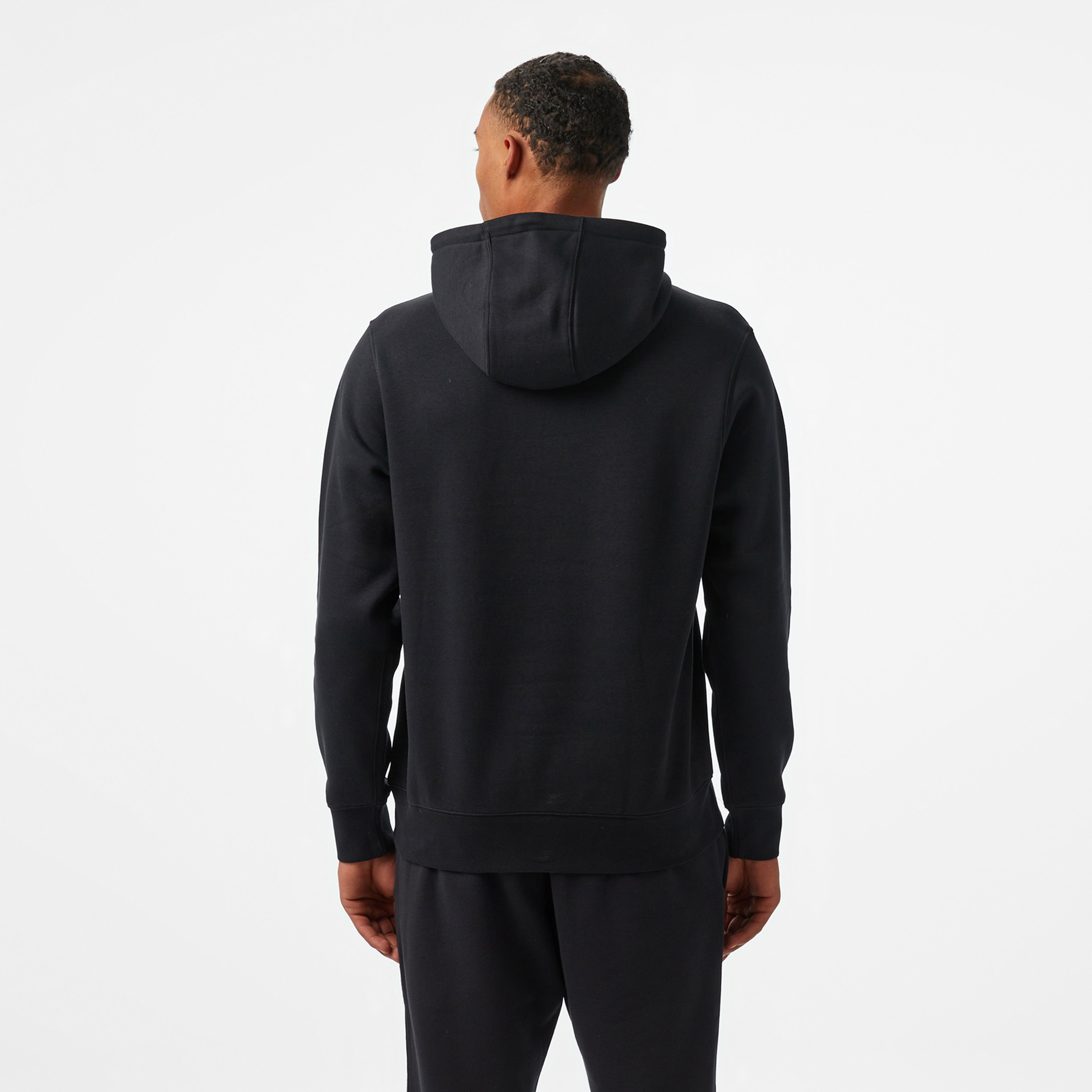 Nike Club Fleece Erkek Siyah Hoodie