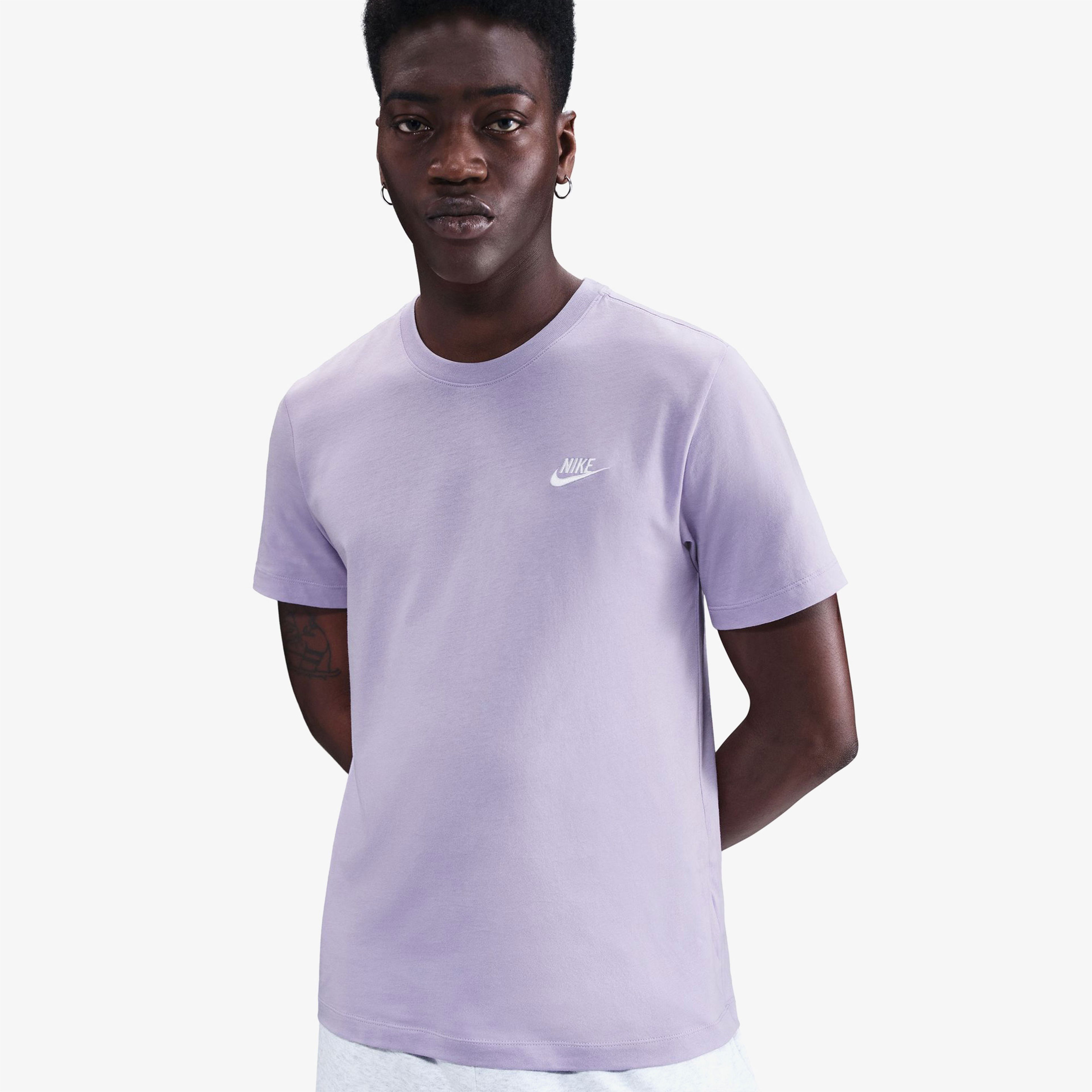 Nike Sportswear Club Erkek Pembe T-Shirt