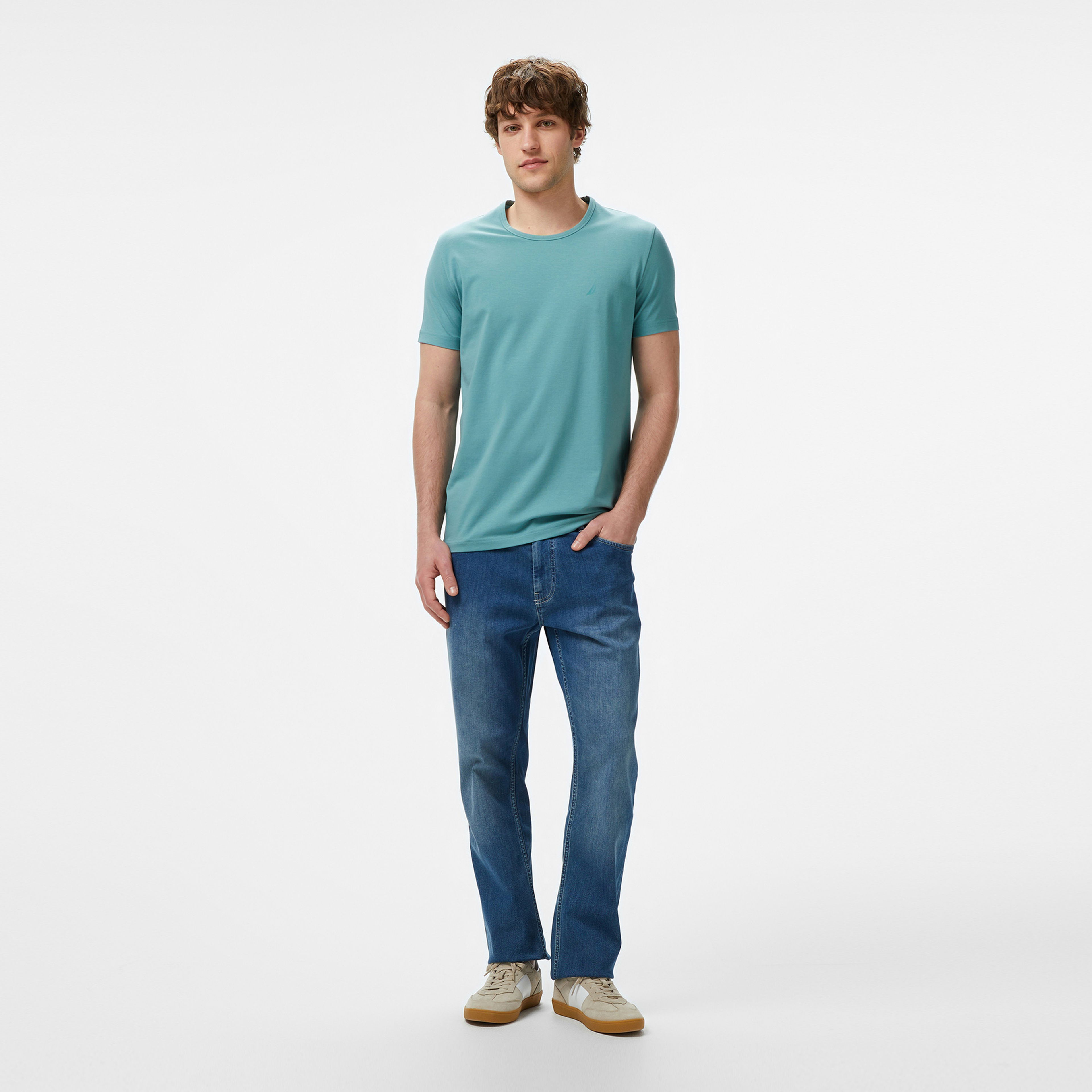 Nautica Erkek Yeşil Regular Fit T-Shirt