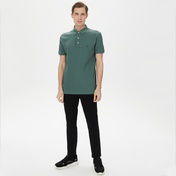 Nautica Erkek Yeşil Slim Fit Kısa Kollu Polo Yaka T-Shirt