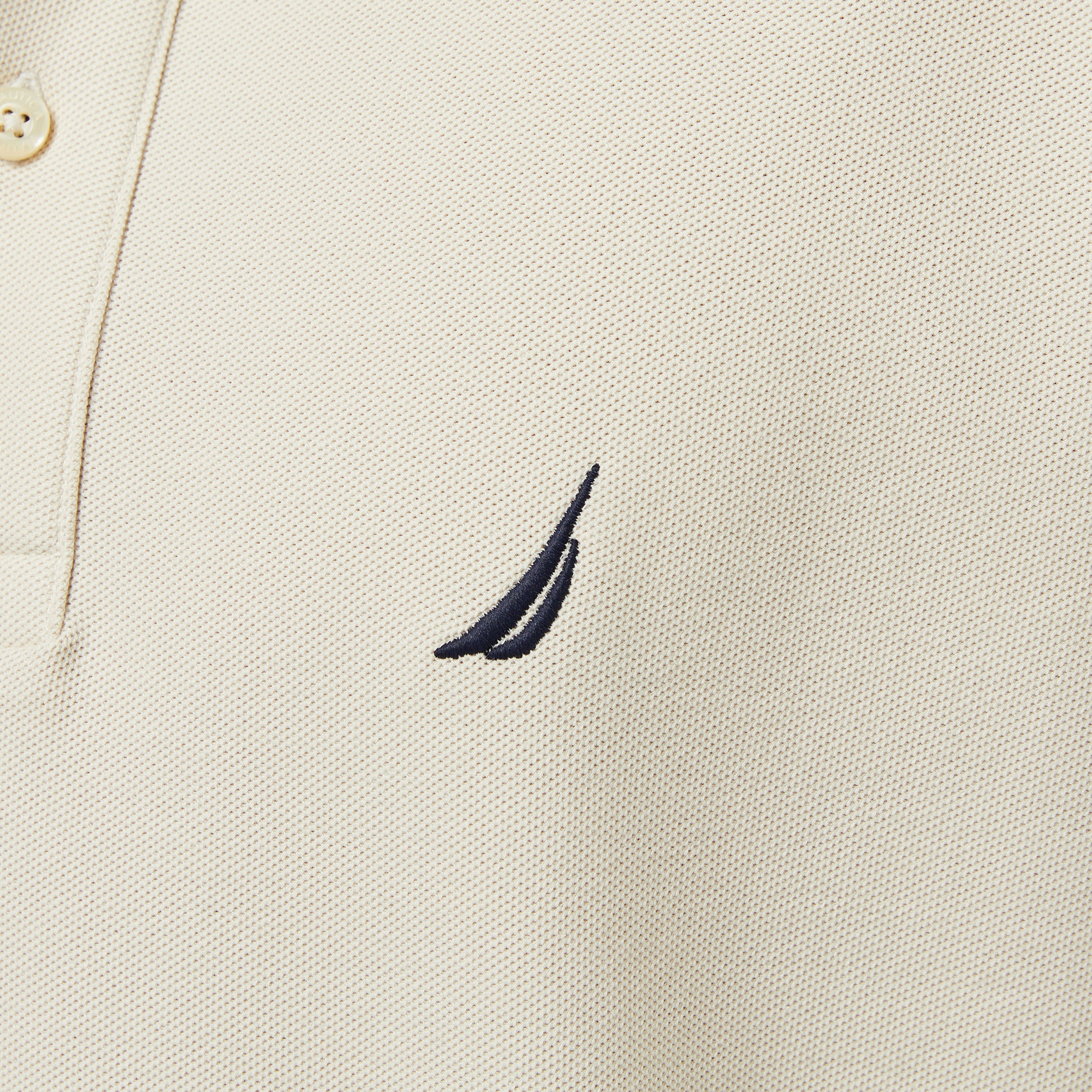 Nautica Erkek Bej Classic Fit Polo Yaka T-Shirt