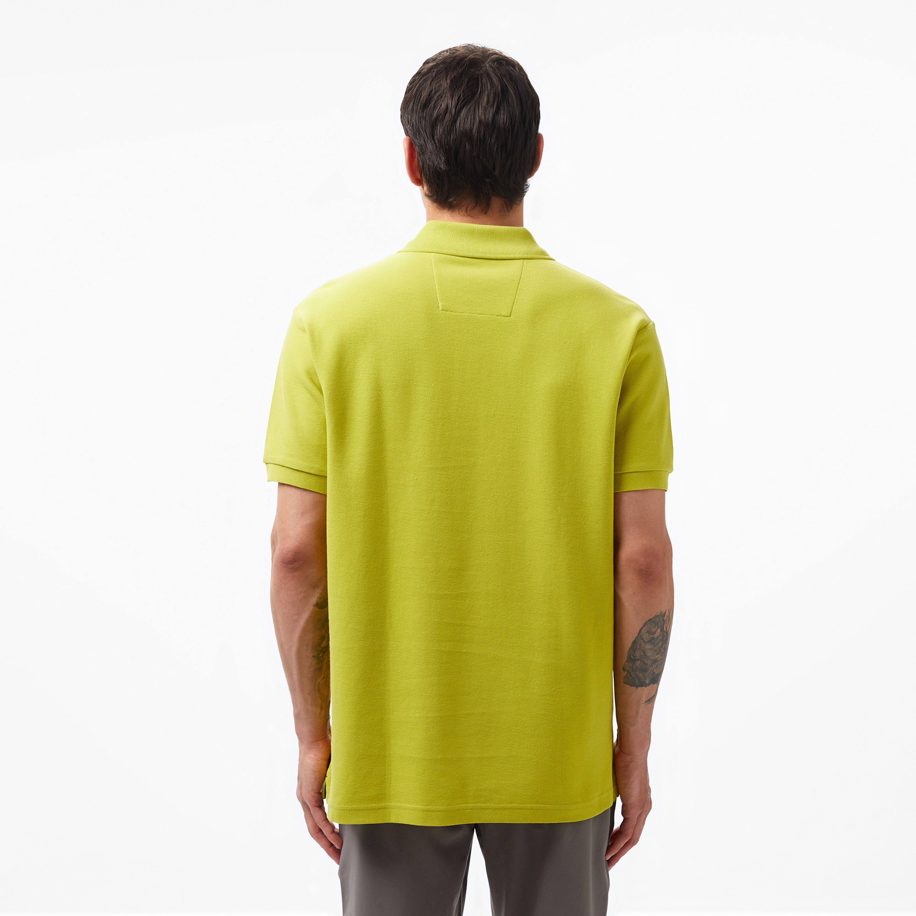 Nautica Erkek Yeşil Classic Fit Kısa Kollu Polo Yaka T-Shirt