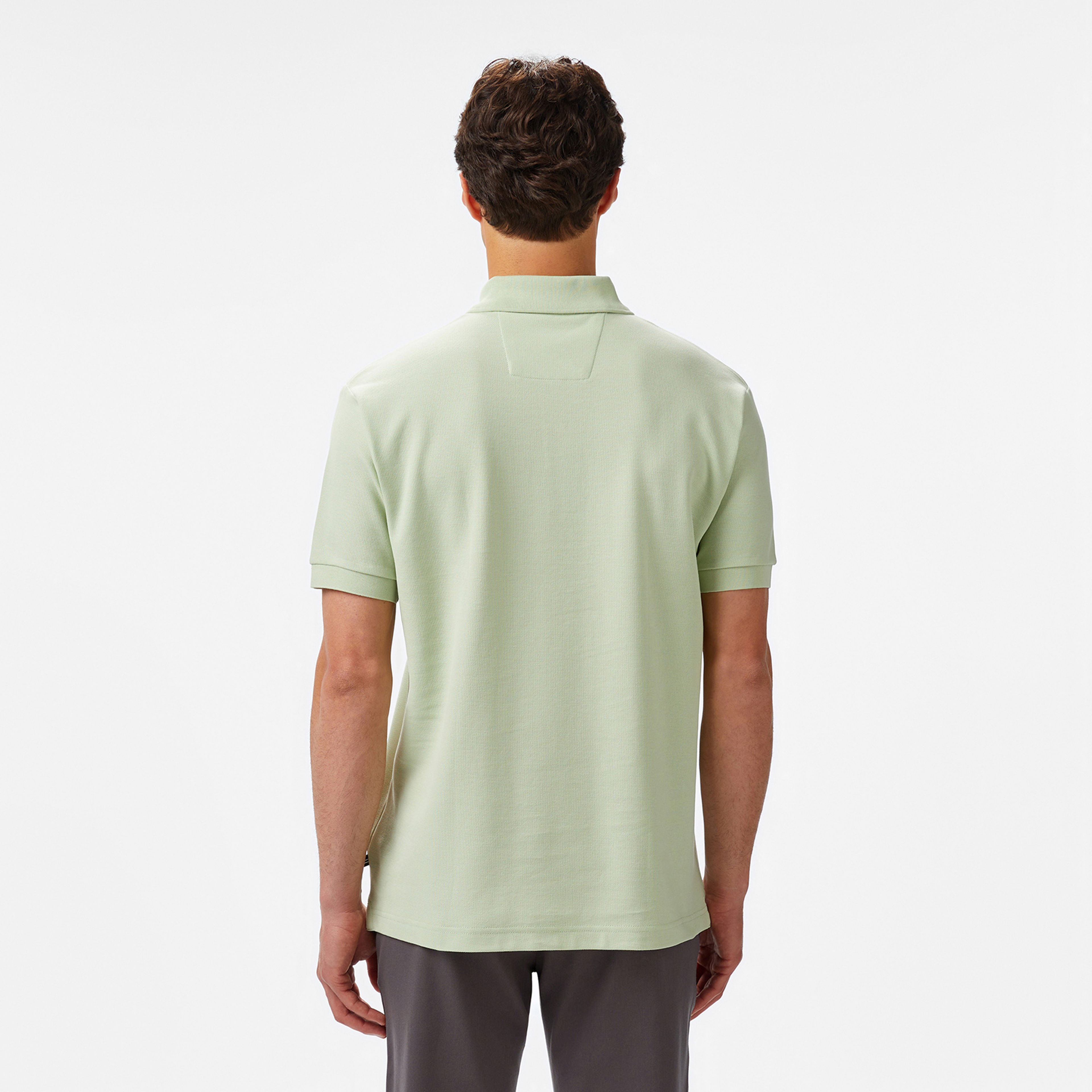 Nautica Erkek Yeşil Classic Fit Polo Yaka T-Shirt