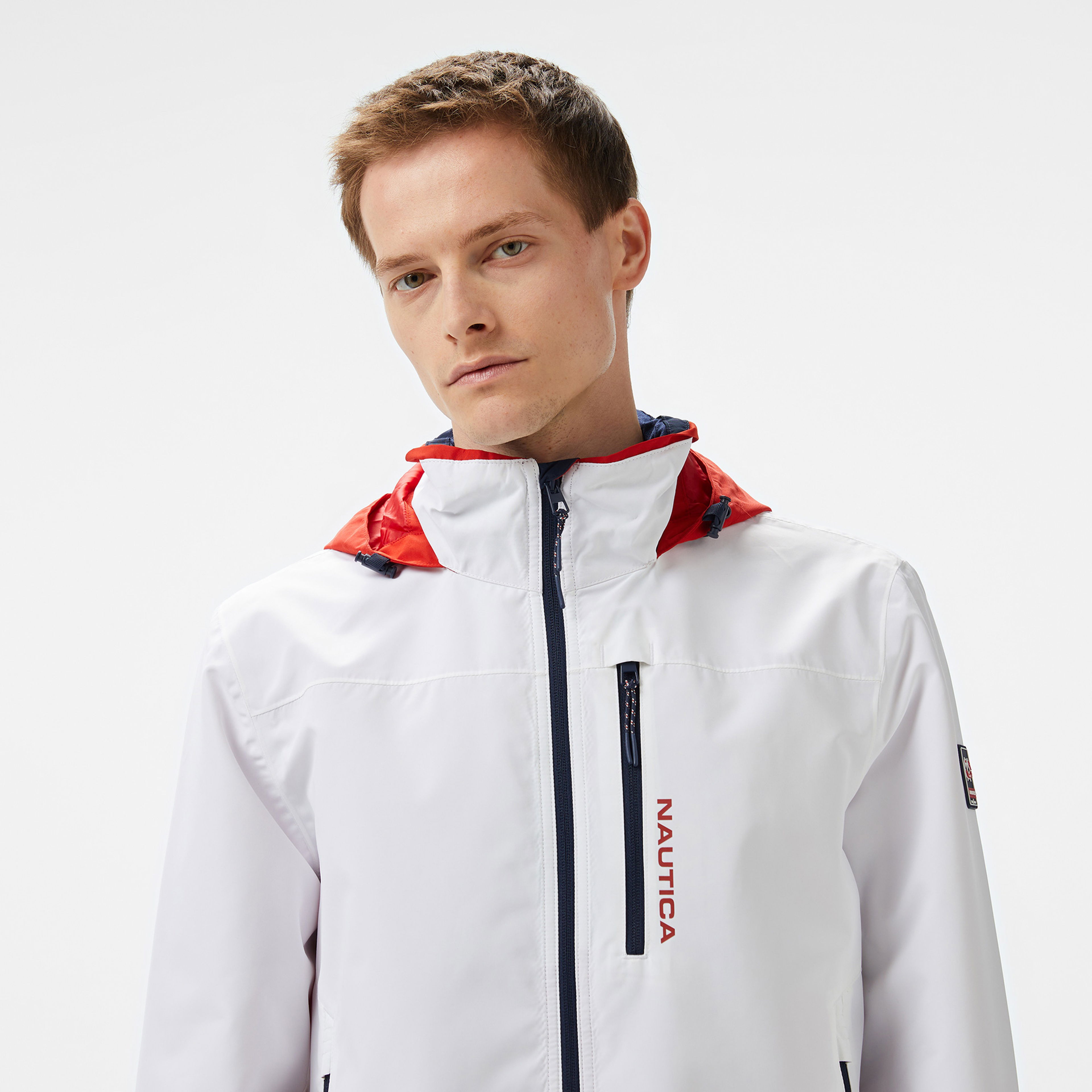 Nautica Erkek Lacivert Regular Fit Dik Yaka Mont