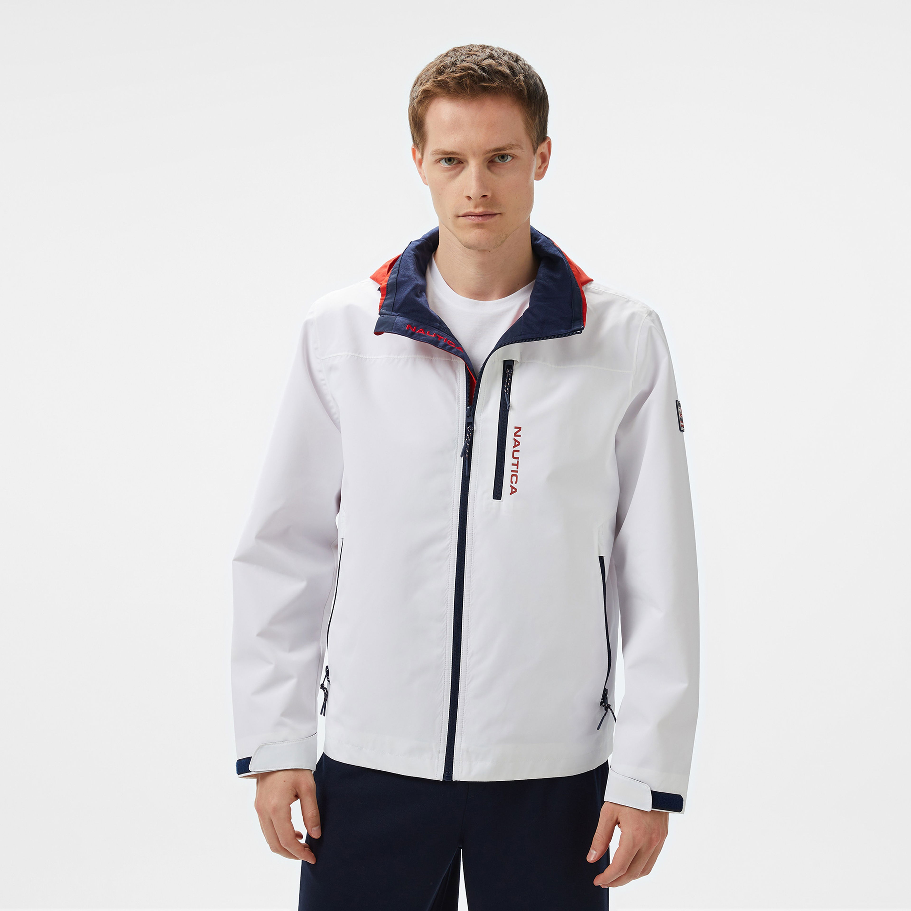 Nautica Erkek Lacivert Regular Fit Dik Yaka Mont