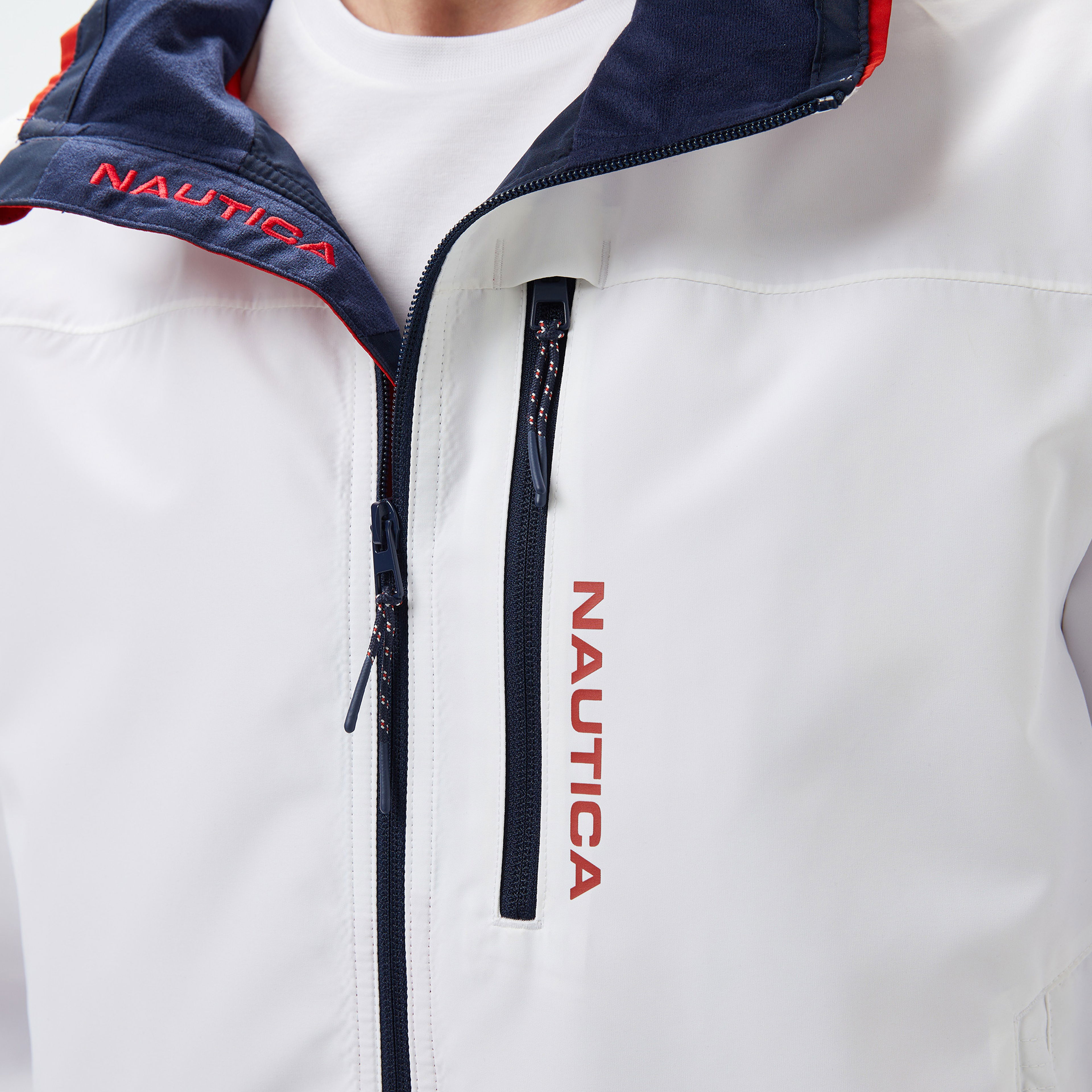 Nautica Erkek Lacivert Regular Fit Dik Yaka Mont