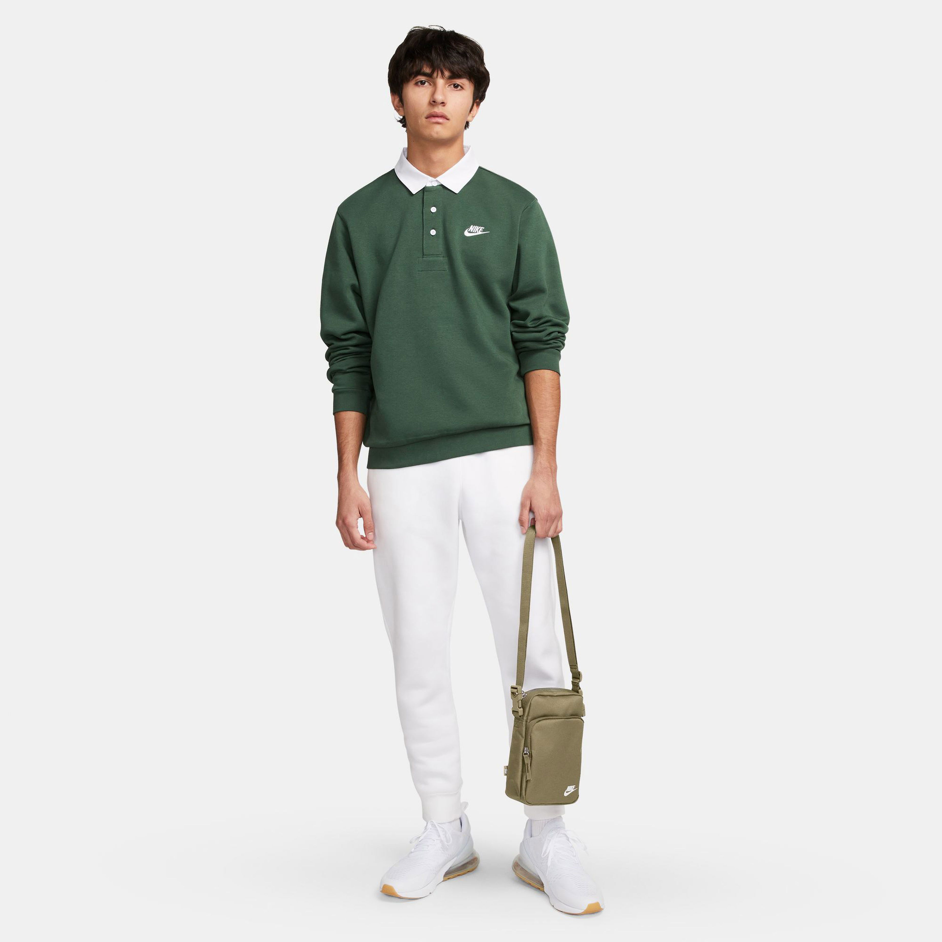 Nike Heritage 4L Crossbody Unisex Kahverengi Omuz Çantası