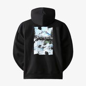 The North Face Baskılı Siyah Erkek Hoodie