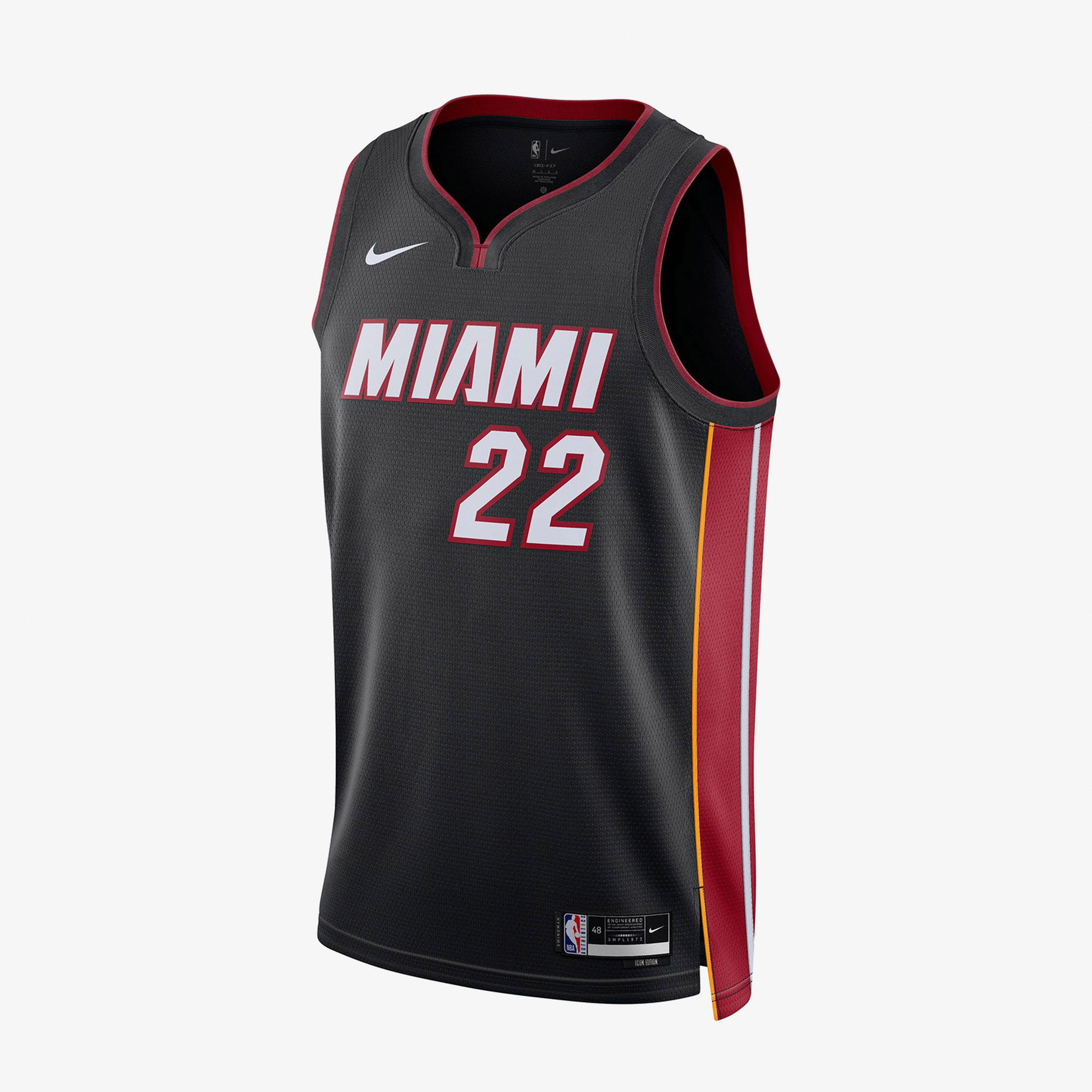 Nike Miami Heat Icon Erkek Siyah Basketbol Forması