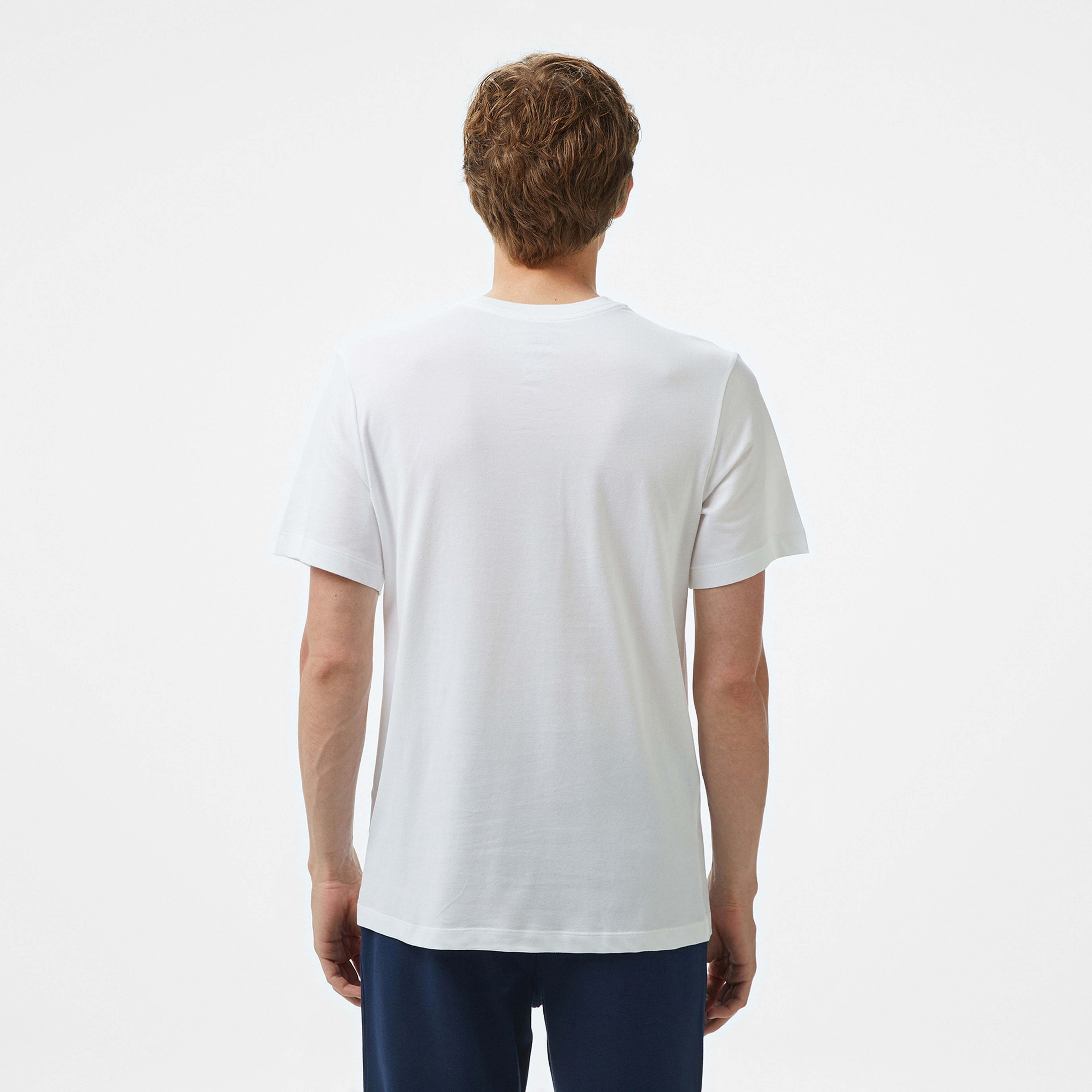 Nike NBA Nk Dri-FIT N31 Short-Sleeve Erkek Erkek Beyaz T-Shirt