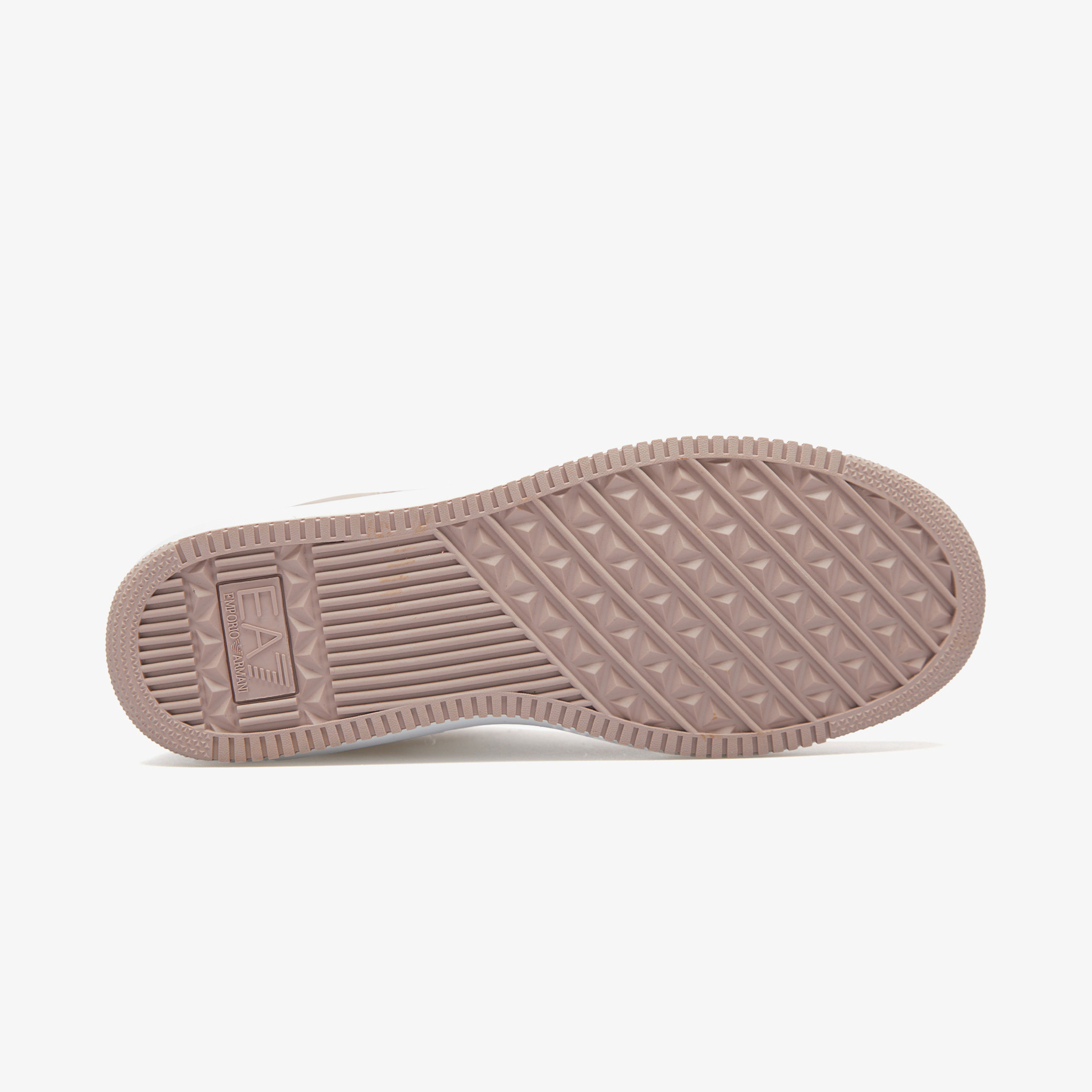 Emporio Armani Kadın Beyaz/Kahverengi Sneaker