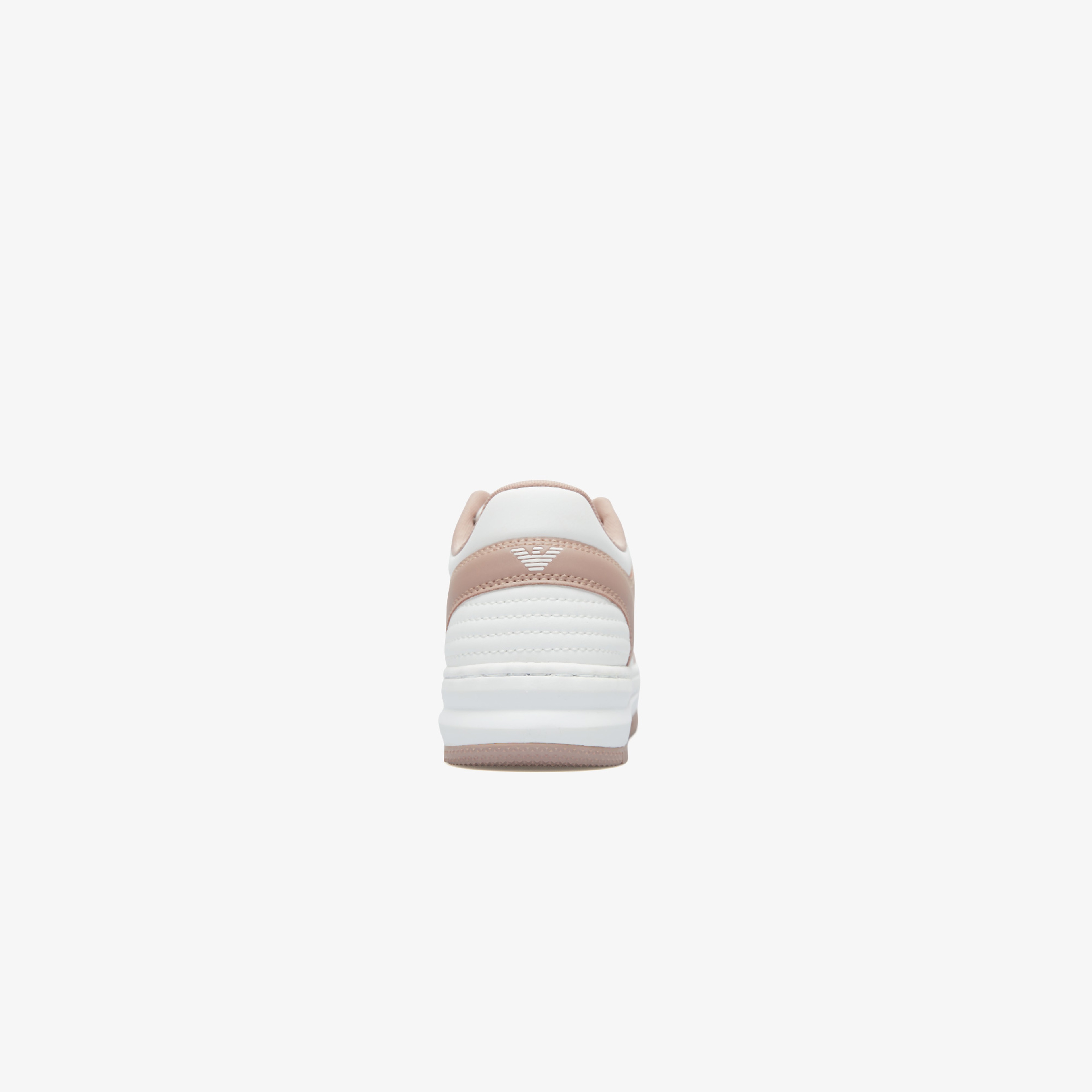 Emporio Armani Kadın Beyaz/Kahverengi Sneaker