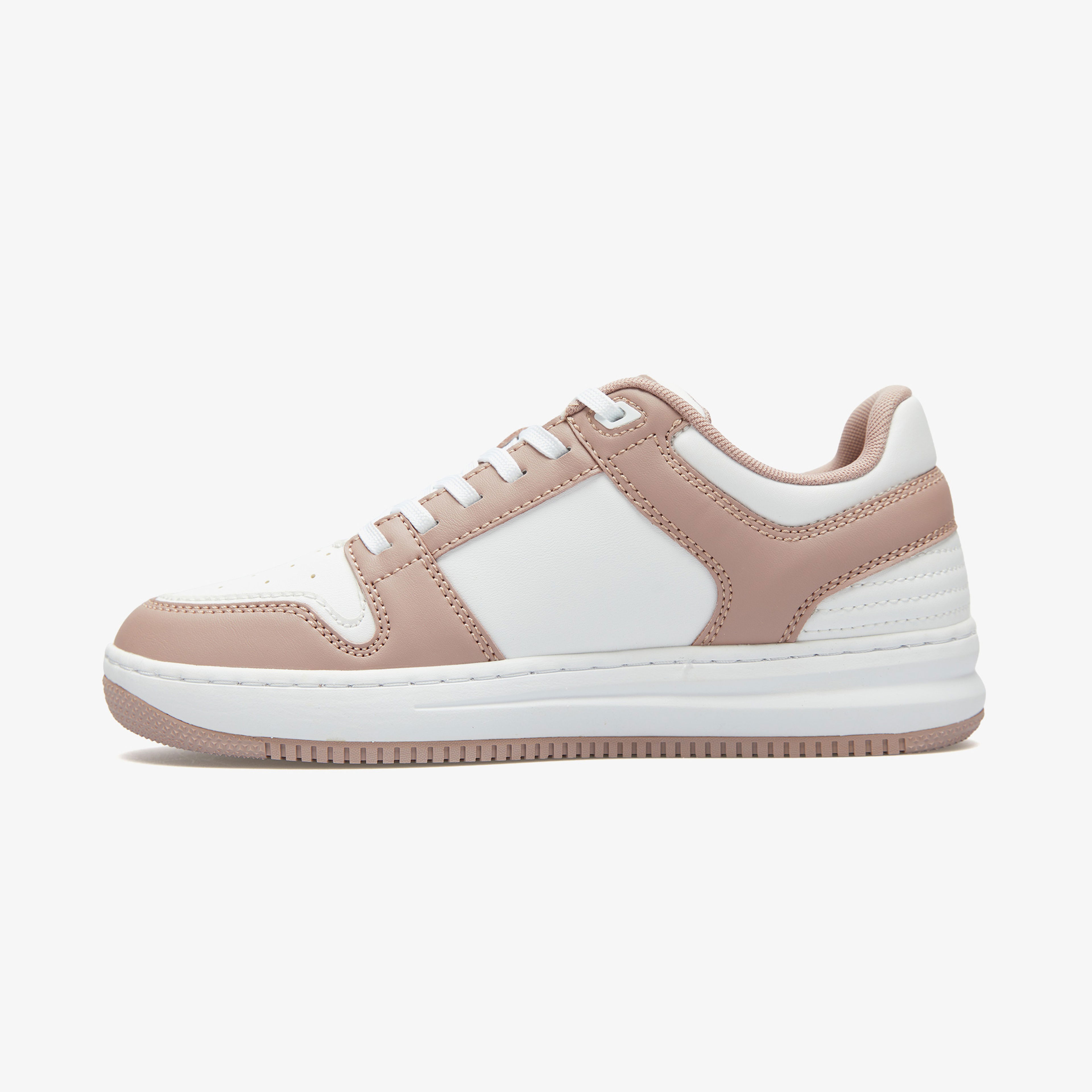 Emporio Armani Kadın Beyaz/Kahverengi Sneaker