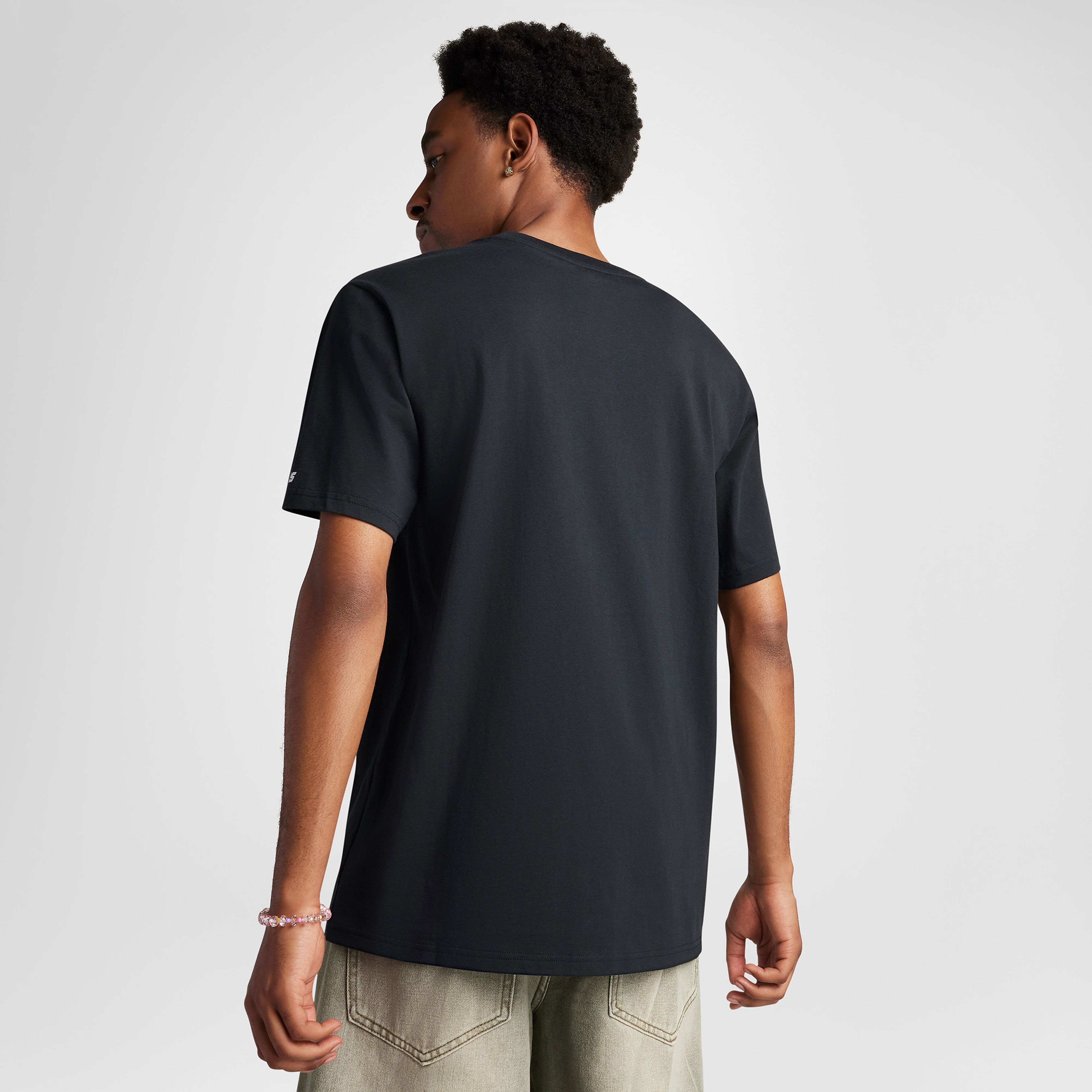 Converse Cons Logo Erkek Siyah T-Shirt