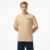 Ucla Baskılı  Oversize Erkek Lacivert Tshirt