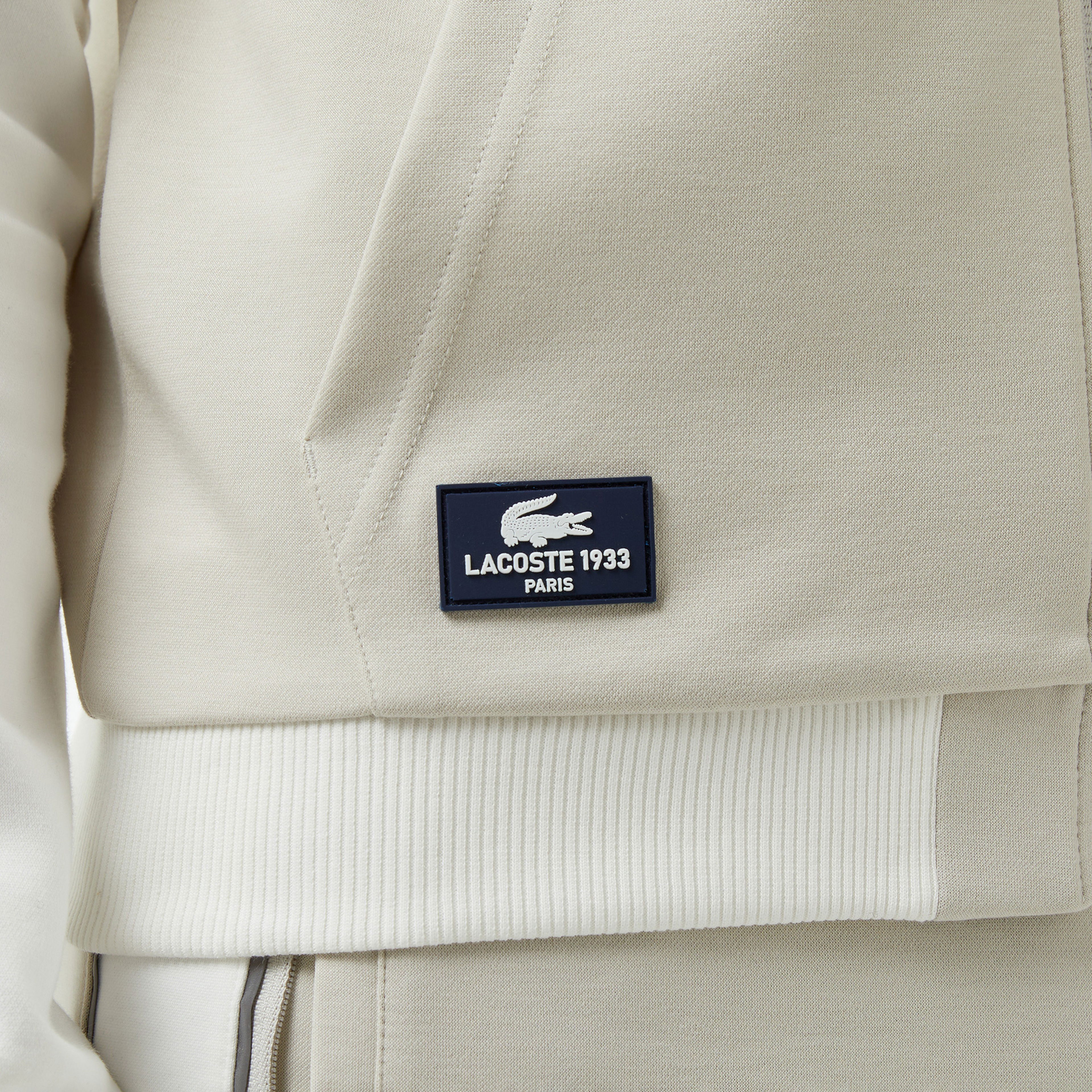Lacoste Erkek Slim Fit Kapüşonlu Gri Sweatshirt