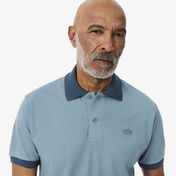Lacoste Erkek Classic Fit Renk Bloklu Lacivert Polo
