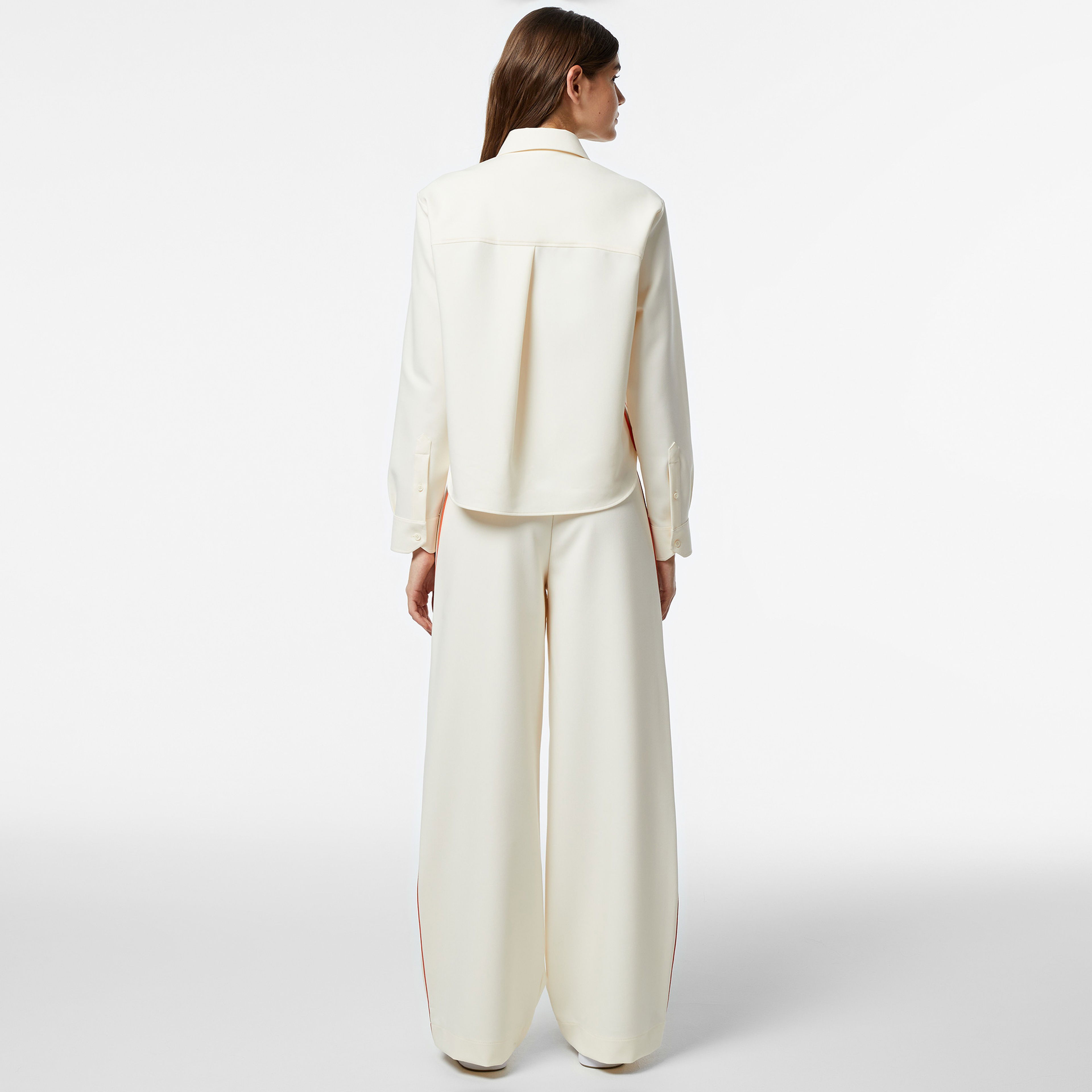 Lacoste Kadın Regular Fit Krem Pantolon