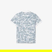 Lacoste Çocuk Baskılı Mavi Polo