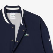 Lacoste Erkek Hakim Yaka Baskılı Lacivert Ceket
