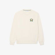 Lacoste Erkek Classic Fit Bisiklet Yaka Krem Sweatshirt