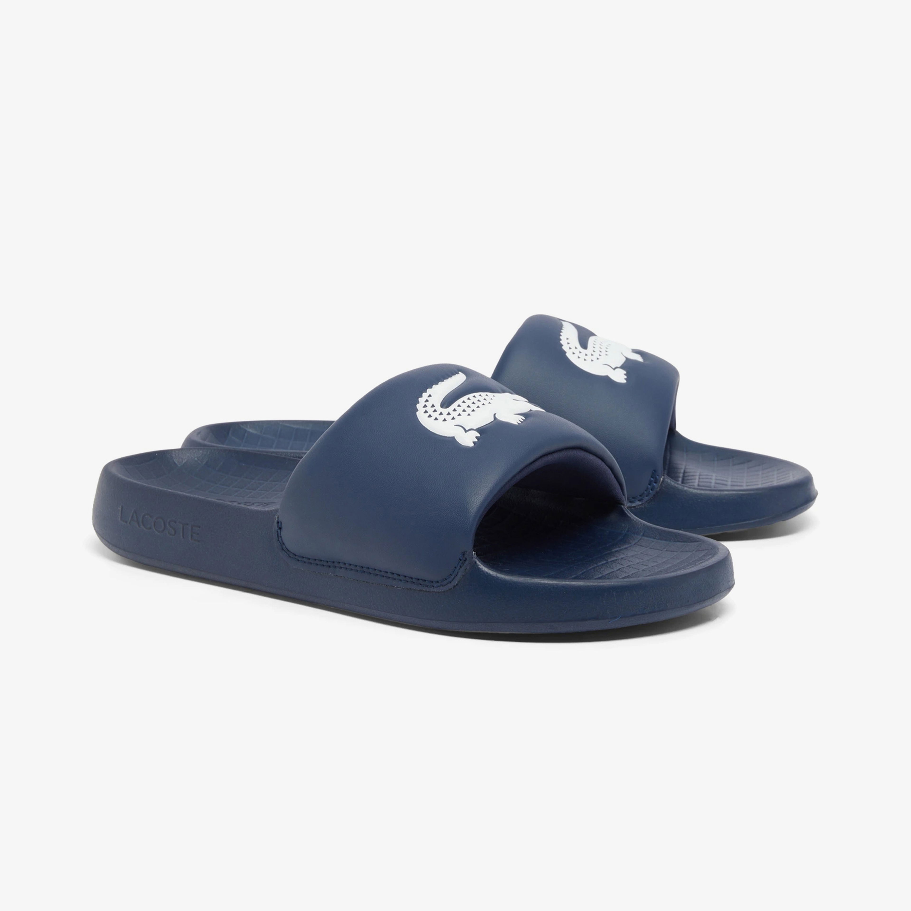 Lacoste Serve Slide 1.0 Erkek Lacivert Terlik
