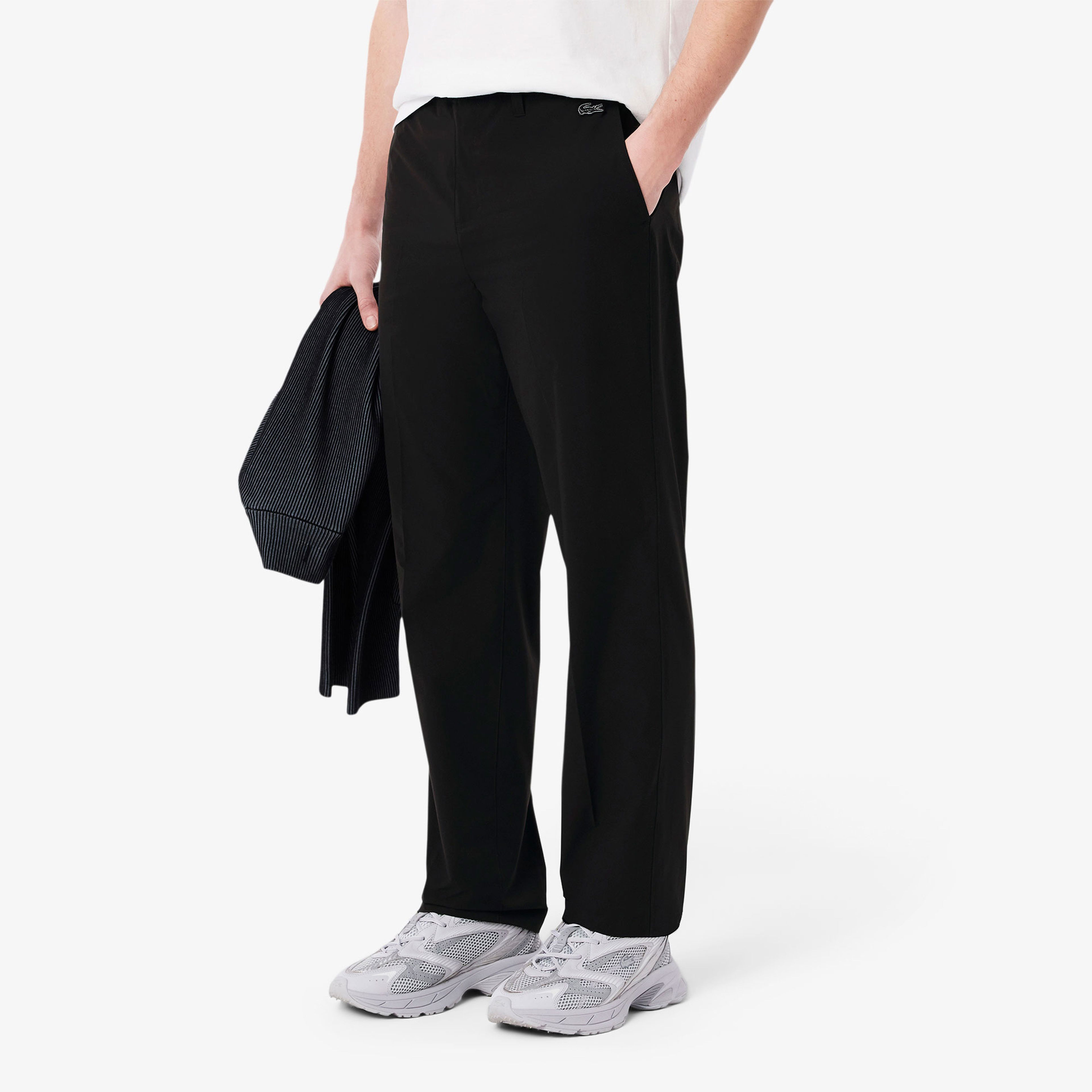 Lacoste Erkek Straight Fit Siyah Pantolon
