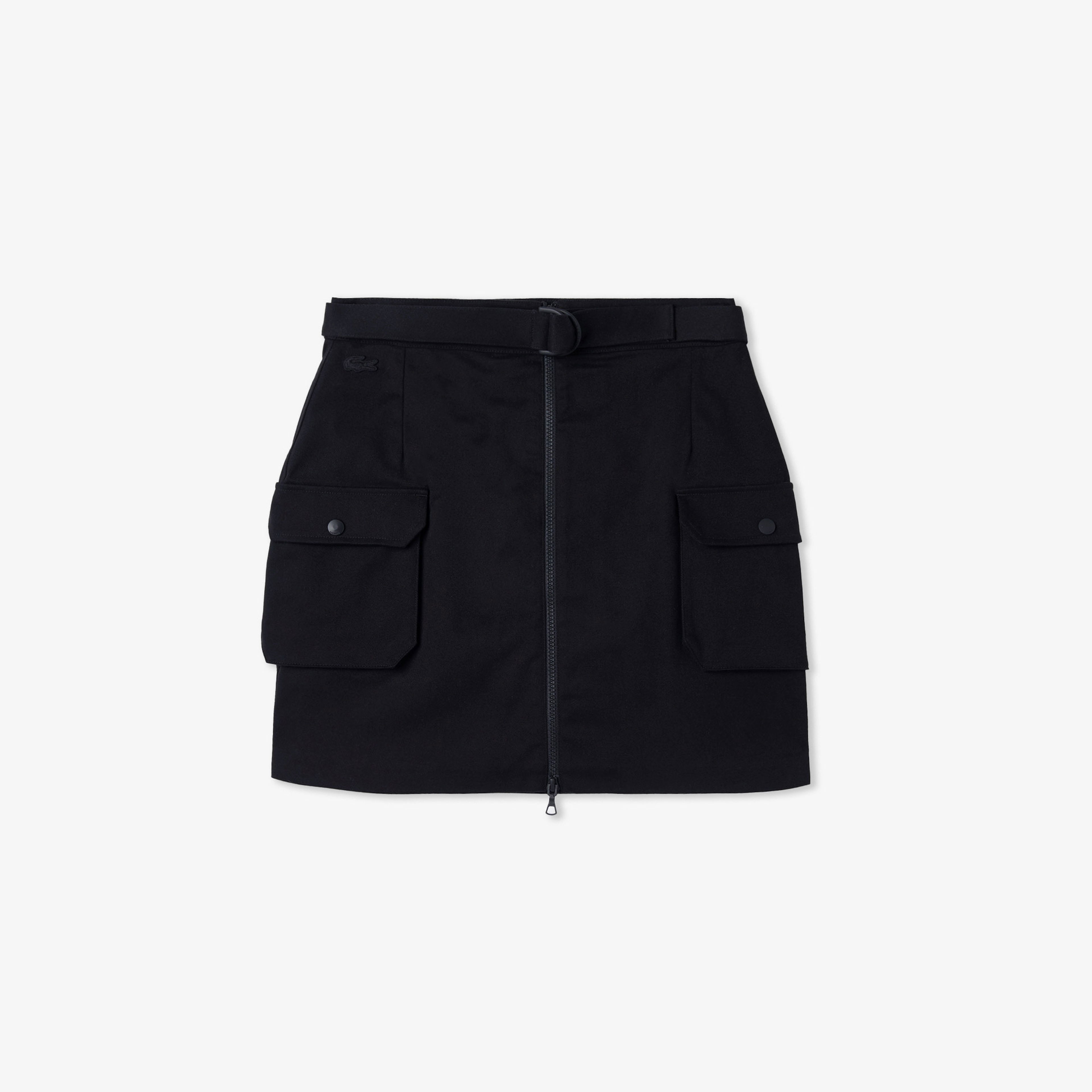 Lacoste Kadın Relaxed Fit Siyah Etek