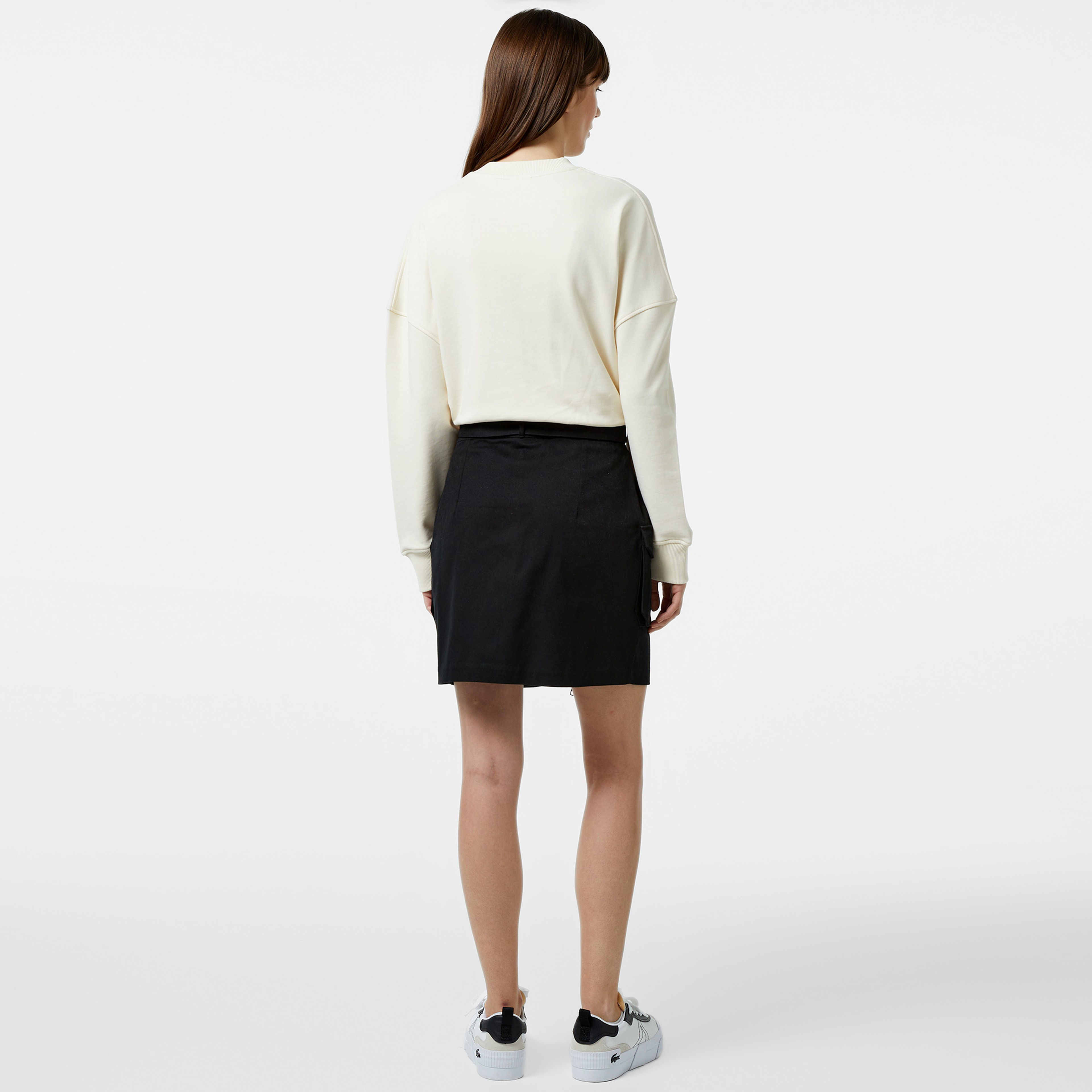 Lacoste Kadın Relaxed Fit Siyah Etek
