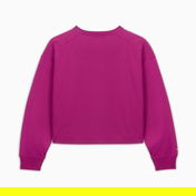Converse Classic Kadın Baskılı Mor Sweatshirt