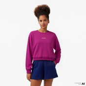 Converse Classic Kadın Baskılı Mor Sweatshirt