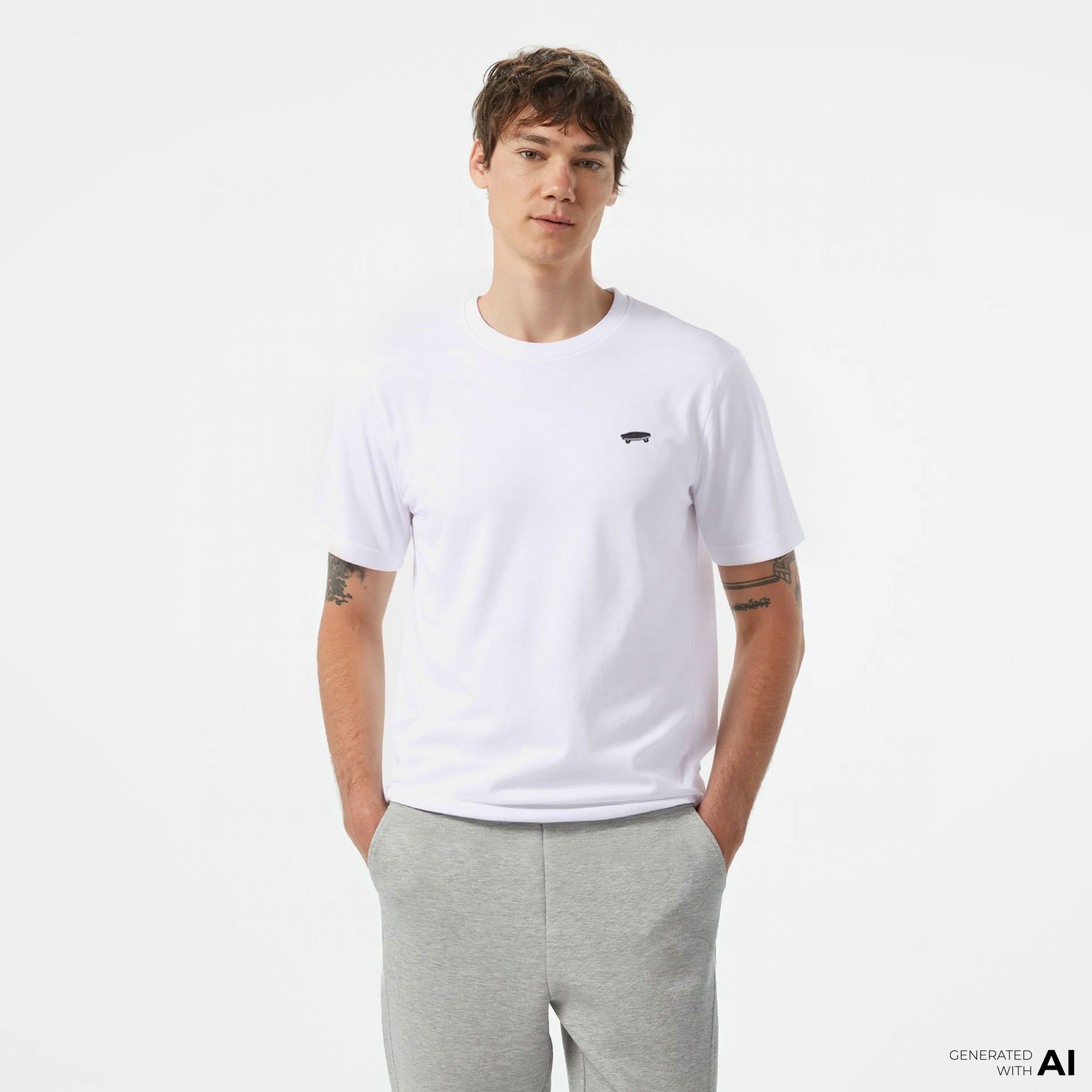 Vans Salton Loose Ss Erkek Beyaz T-Shirt