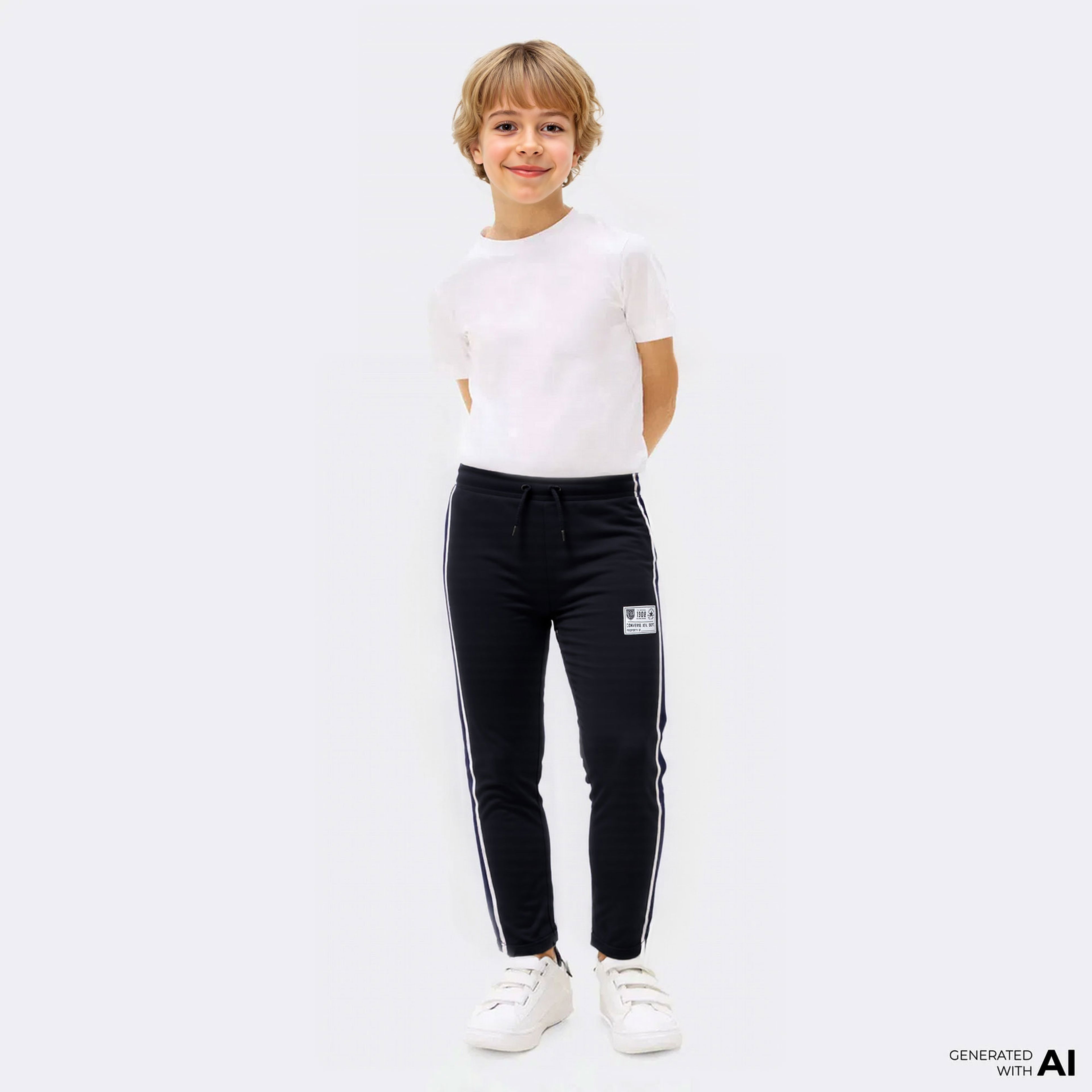 Converse Retro Remix Çocuk Siyah Eşofman Altı