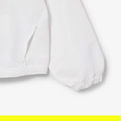 Lacoste Cropped Up Zip Kadın Beyaz Ceket