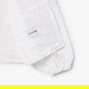 Lacoste Cropped Up Zip Kadın Beyaz Ceket