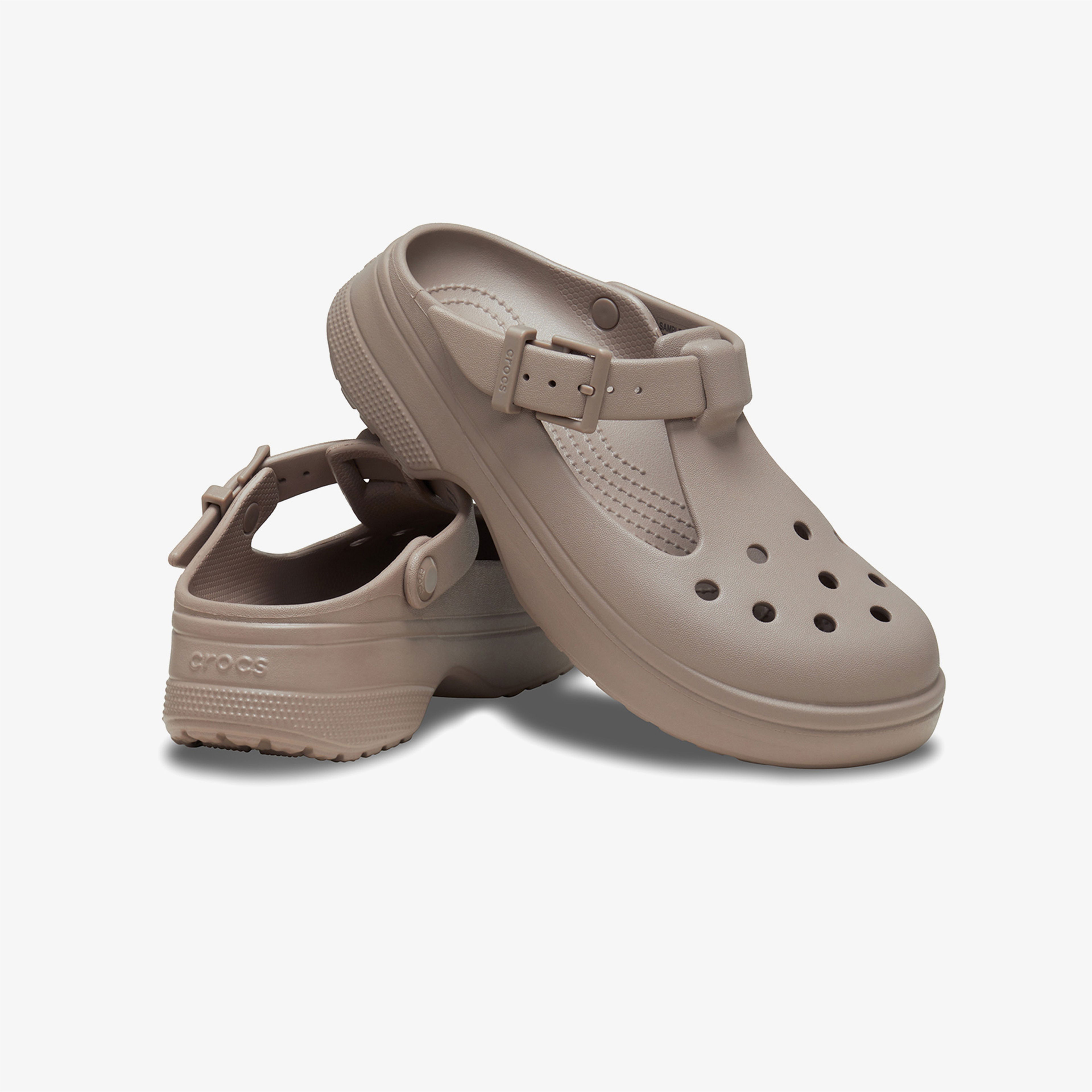 Crocs Classic Mary Jane Clog Unisex Bej Terlik