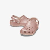 Crocs Classic Glitter Clog Unisex Gri Terlik