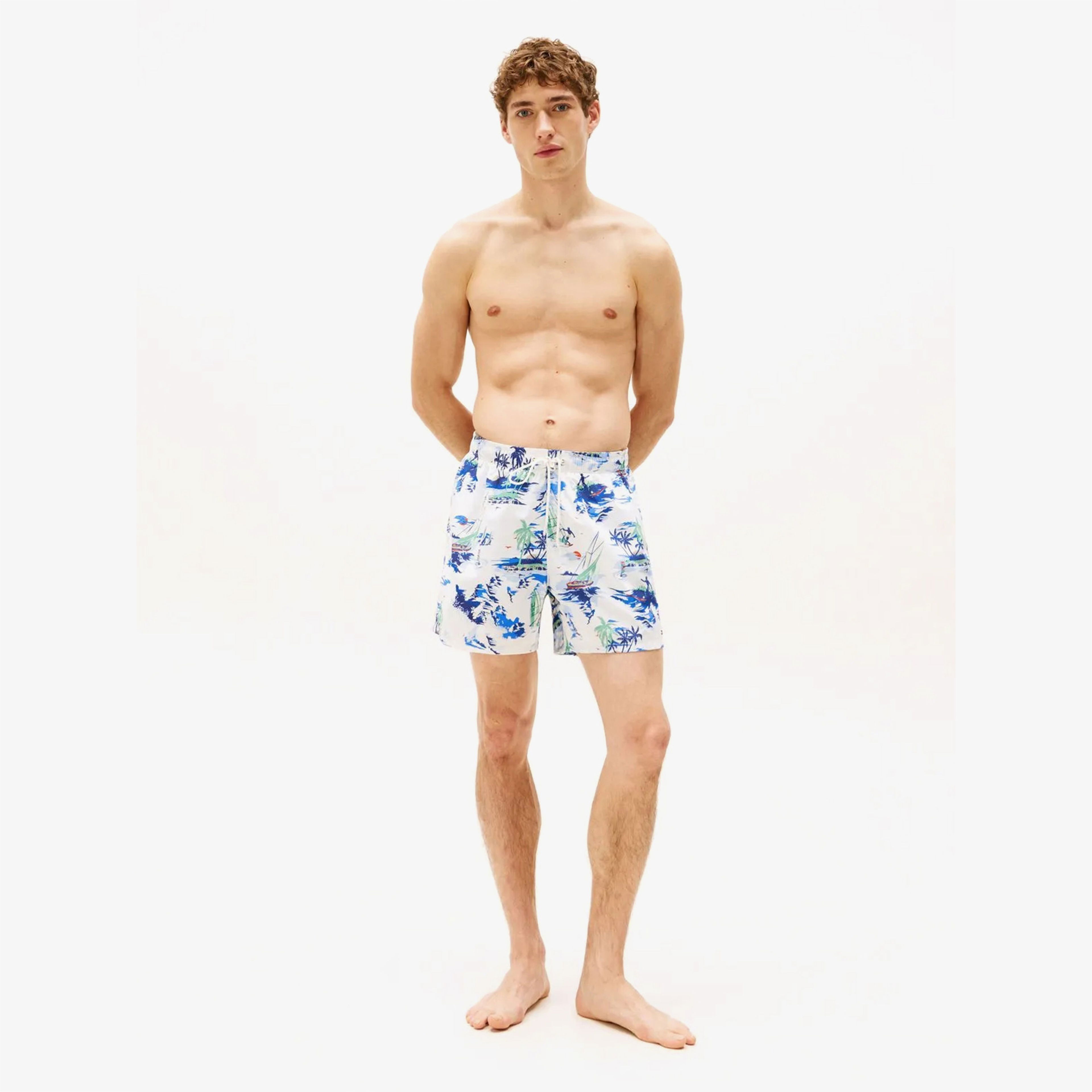 Tommy Hilfiger Medium Drawsting Erkek Bej Mayo