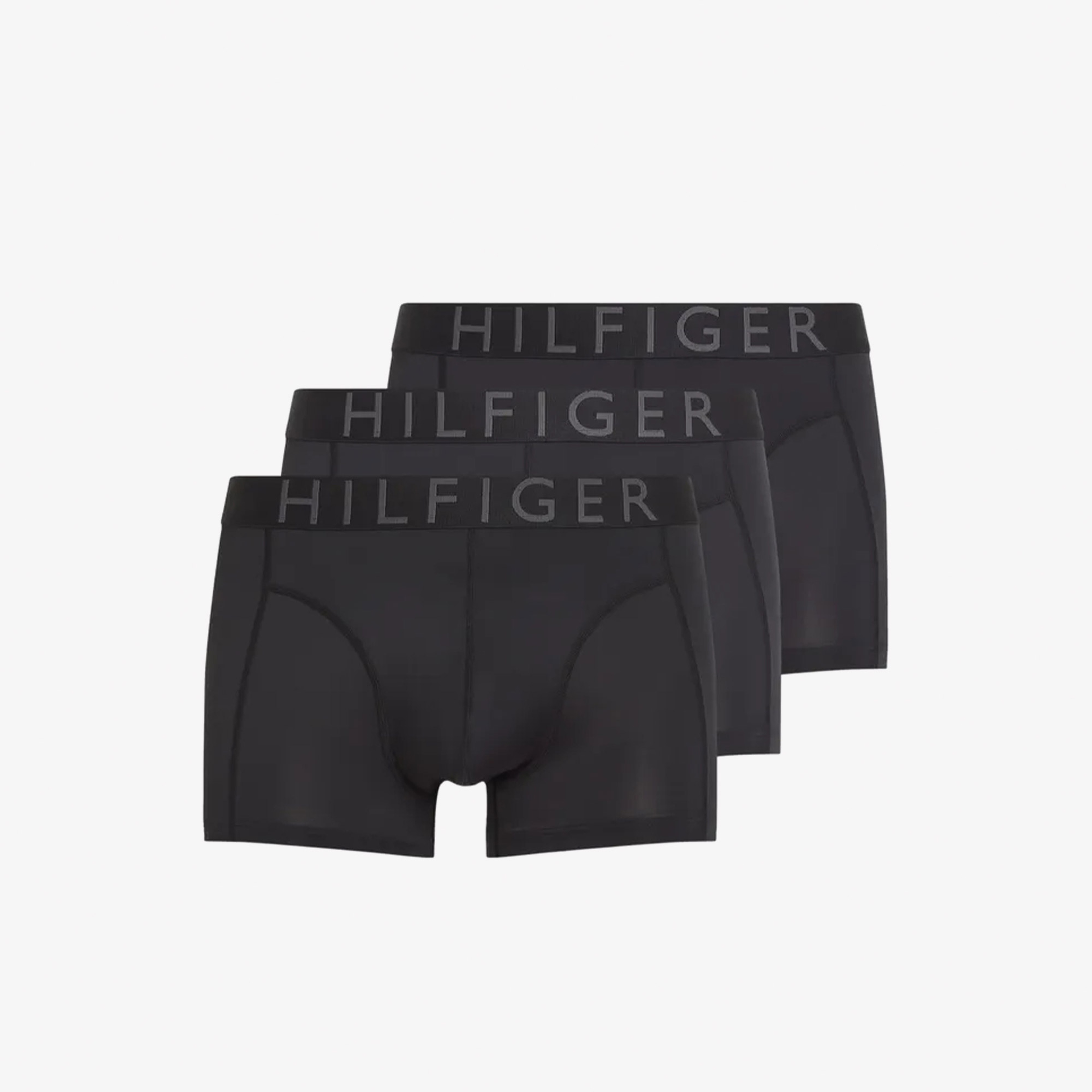 Tommy Hilfiger Microfibre Logo Erkek Siyah 3'lü Boxer
