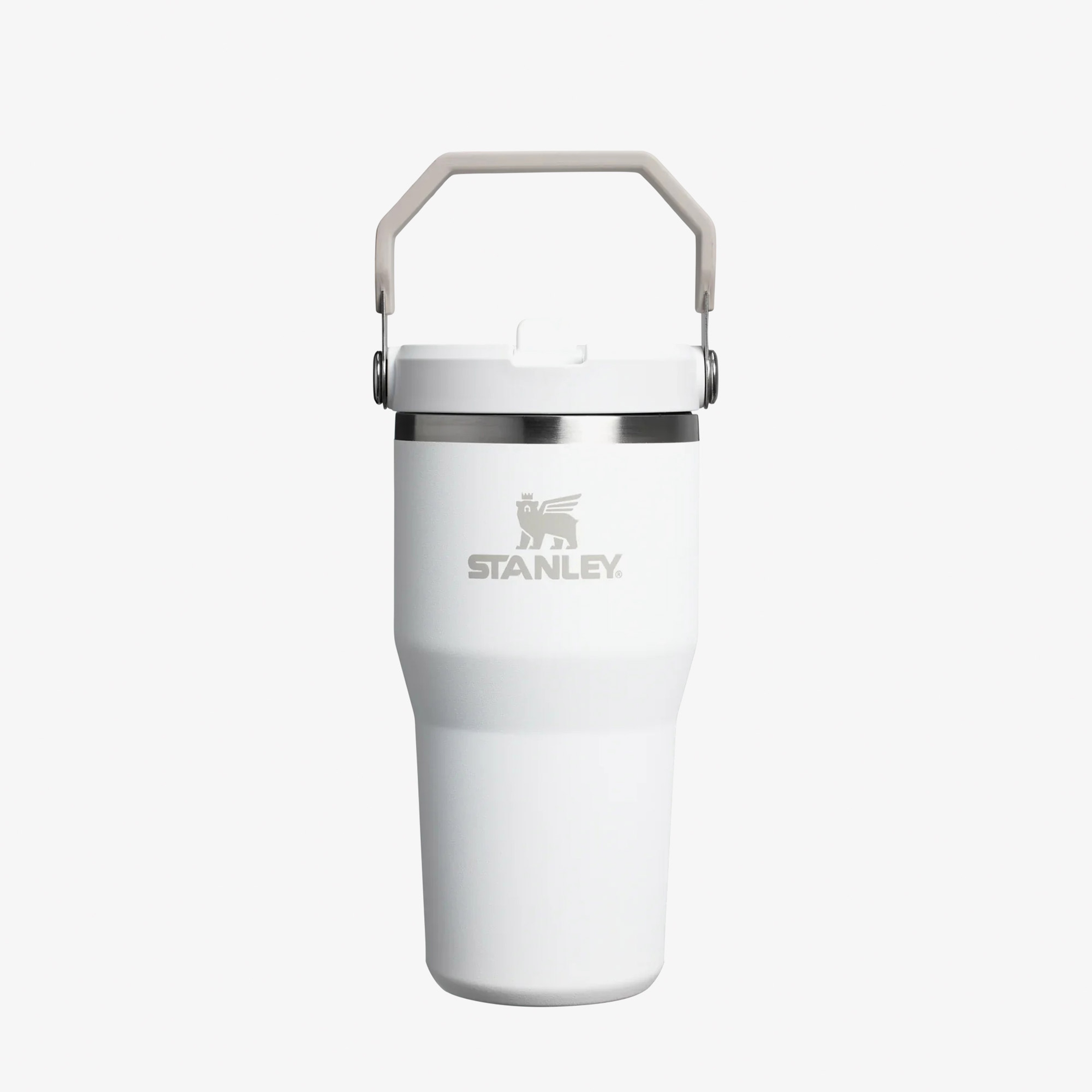 Stanley The IceFlow Flip Straw 2.0 Tumbler 0.6L Unisex Beyaz Termos