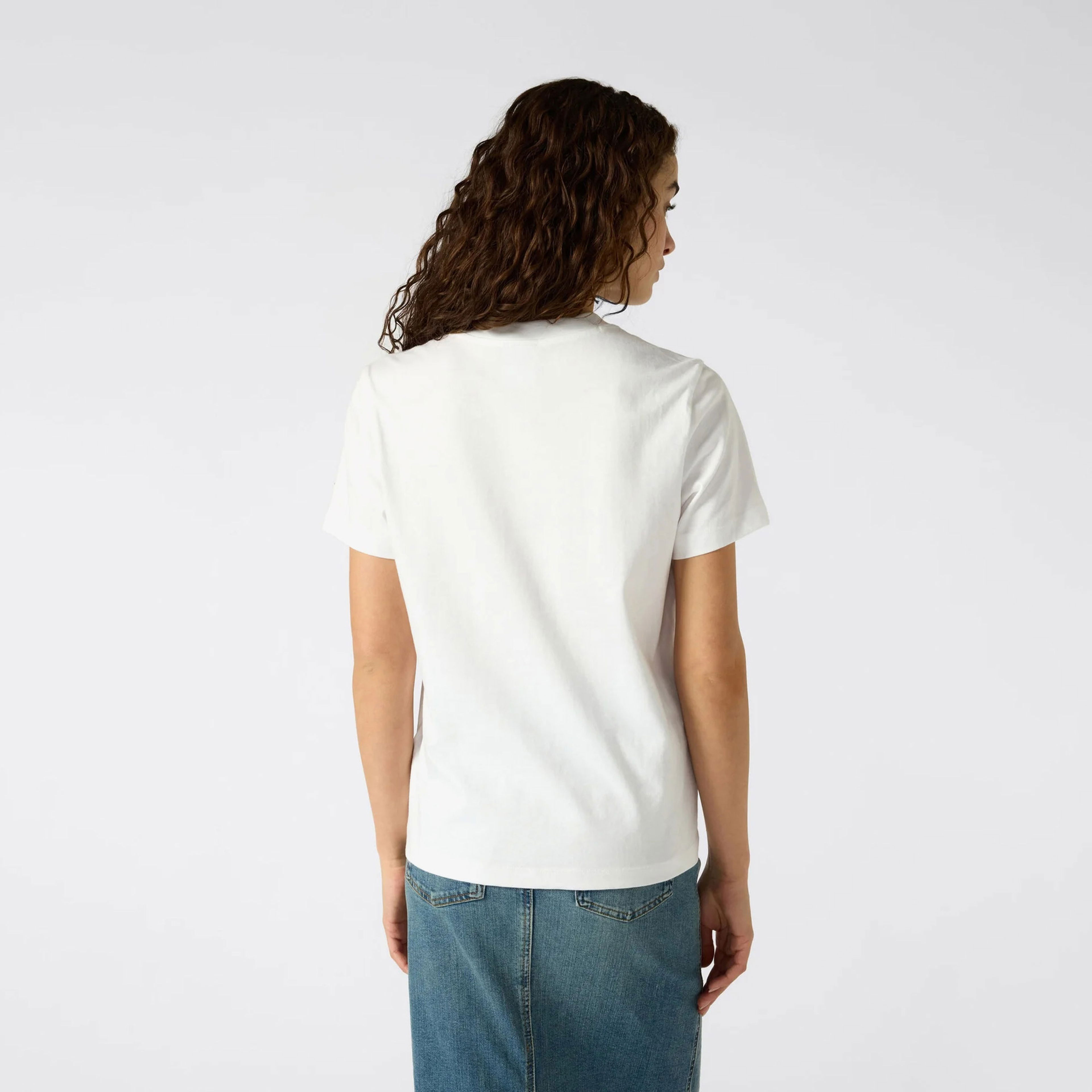 Champion C Table Kadın Beyaz T-Shirt