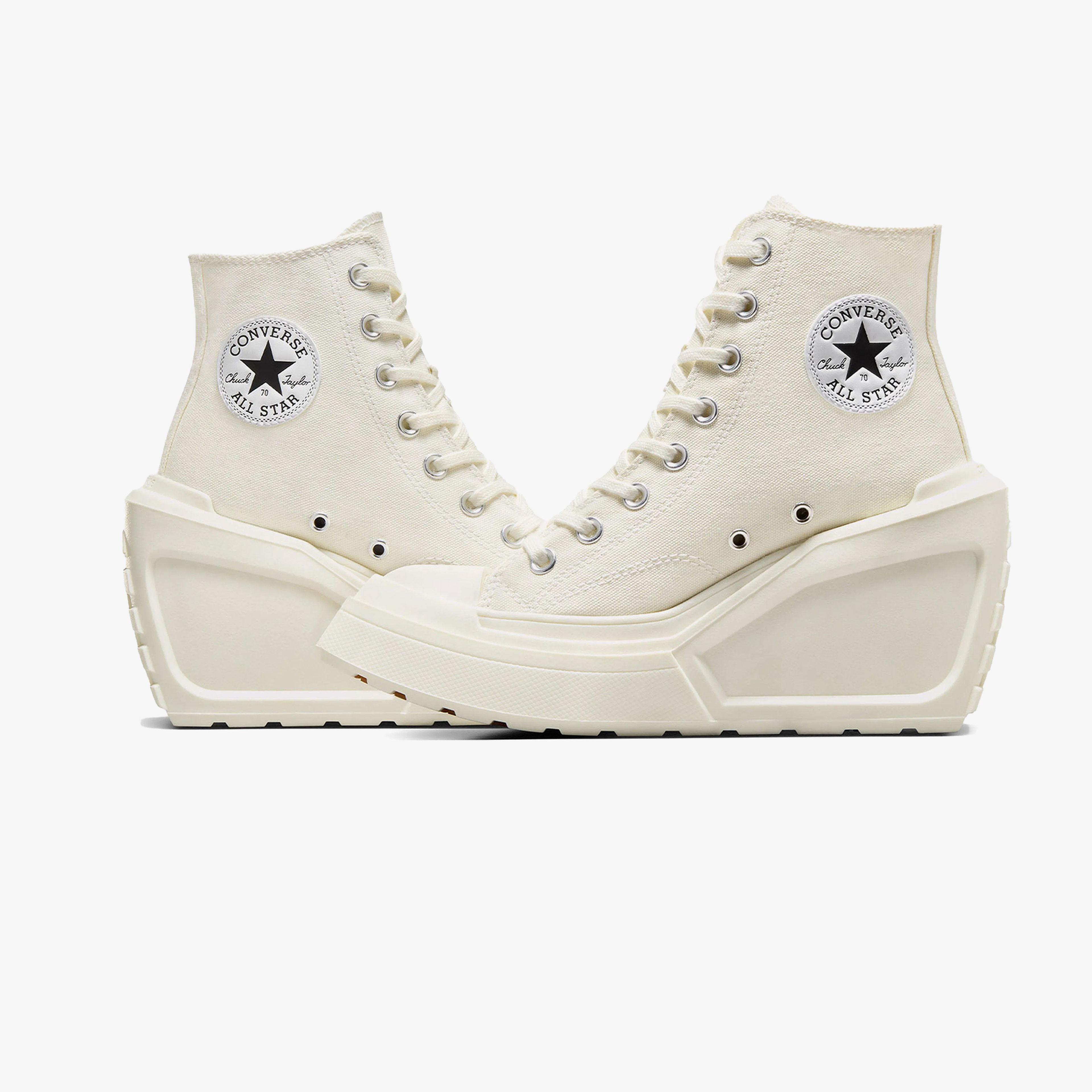 Converse Chuck 70 De Luxe Wedge Unisex Krem Sneaker