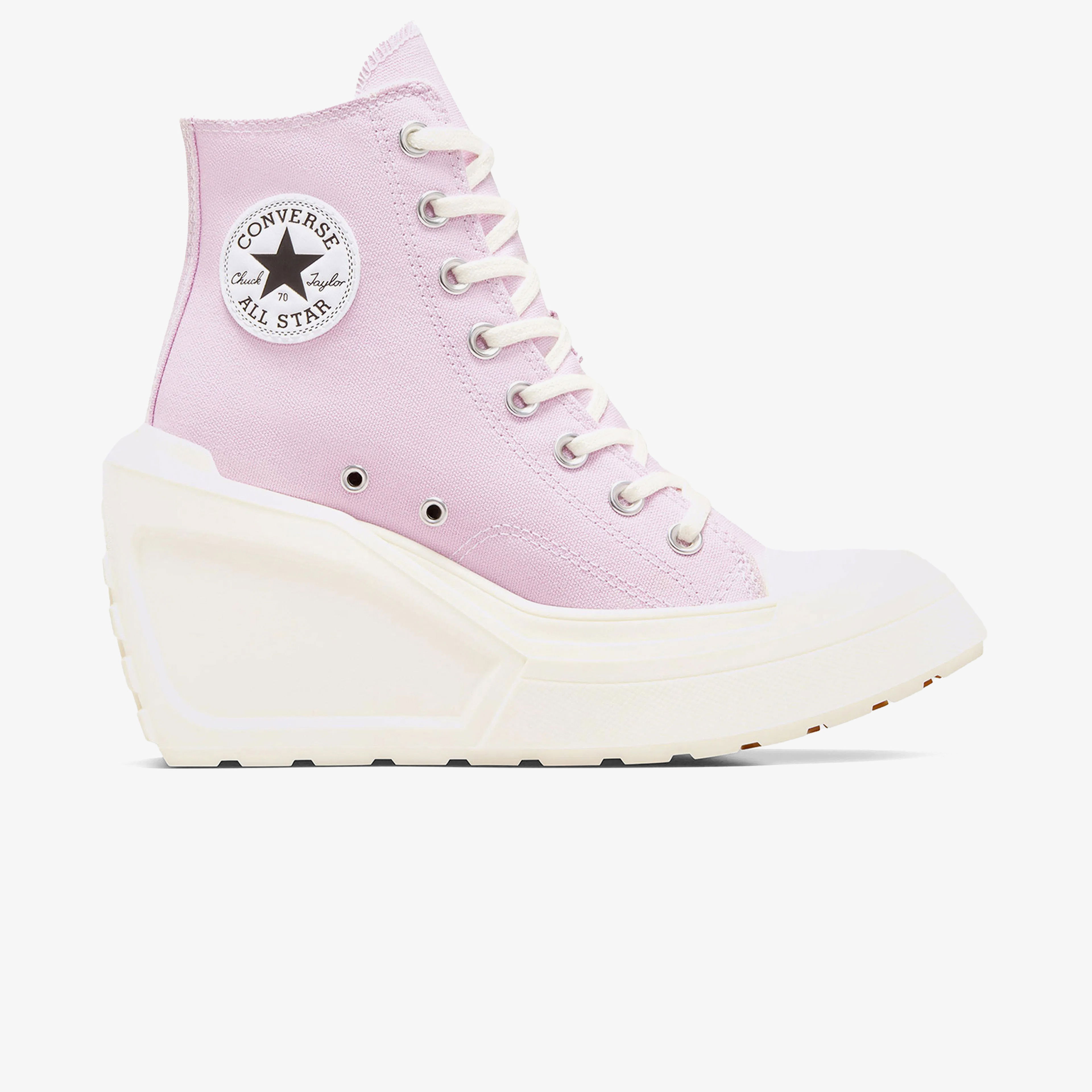 Converse Chuck 70 De Luxe Wedge Unisex Pembe Platform Sneaker