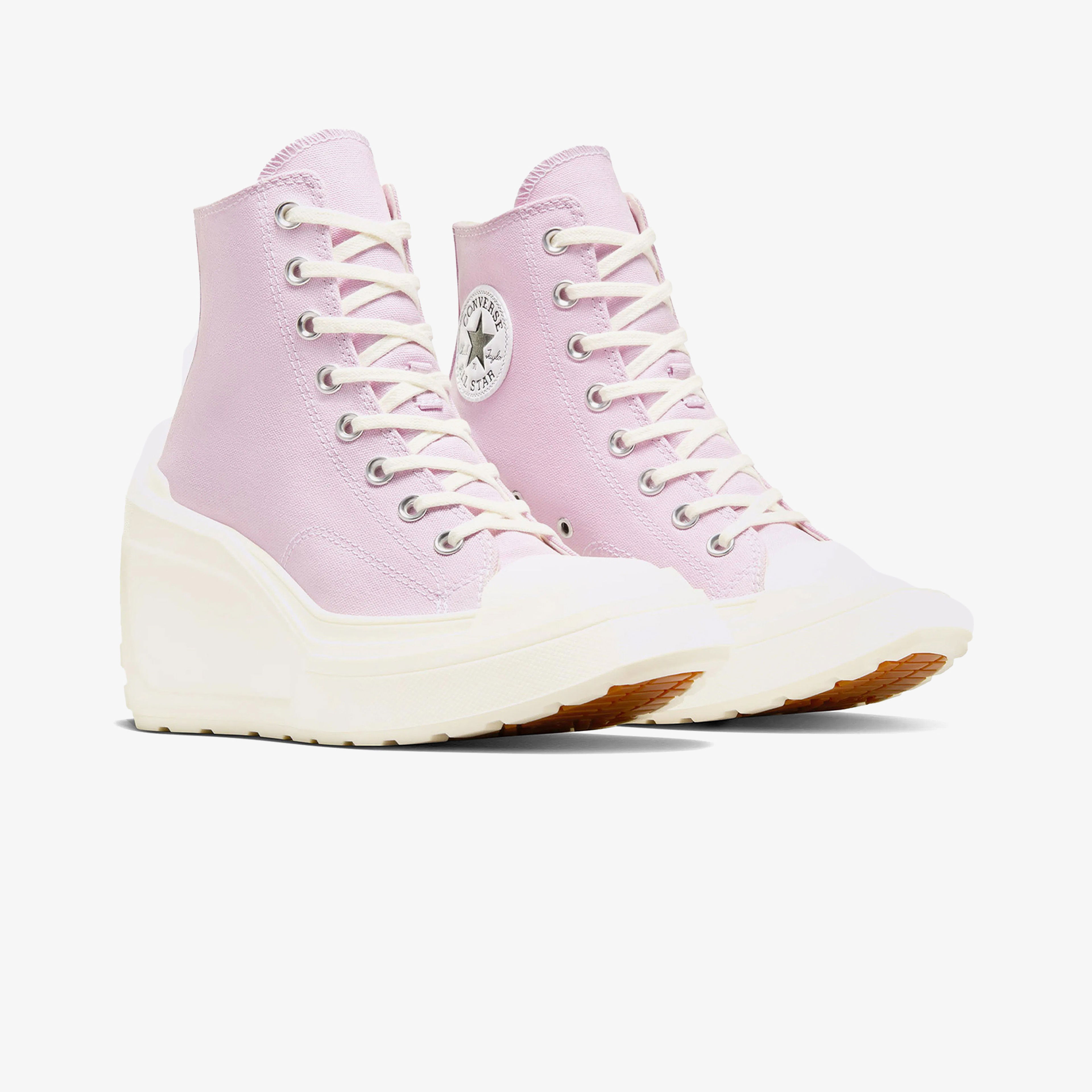 Converse Chuck 70 De Luxe Wedge Unisex Pembe Platform Sneaker