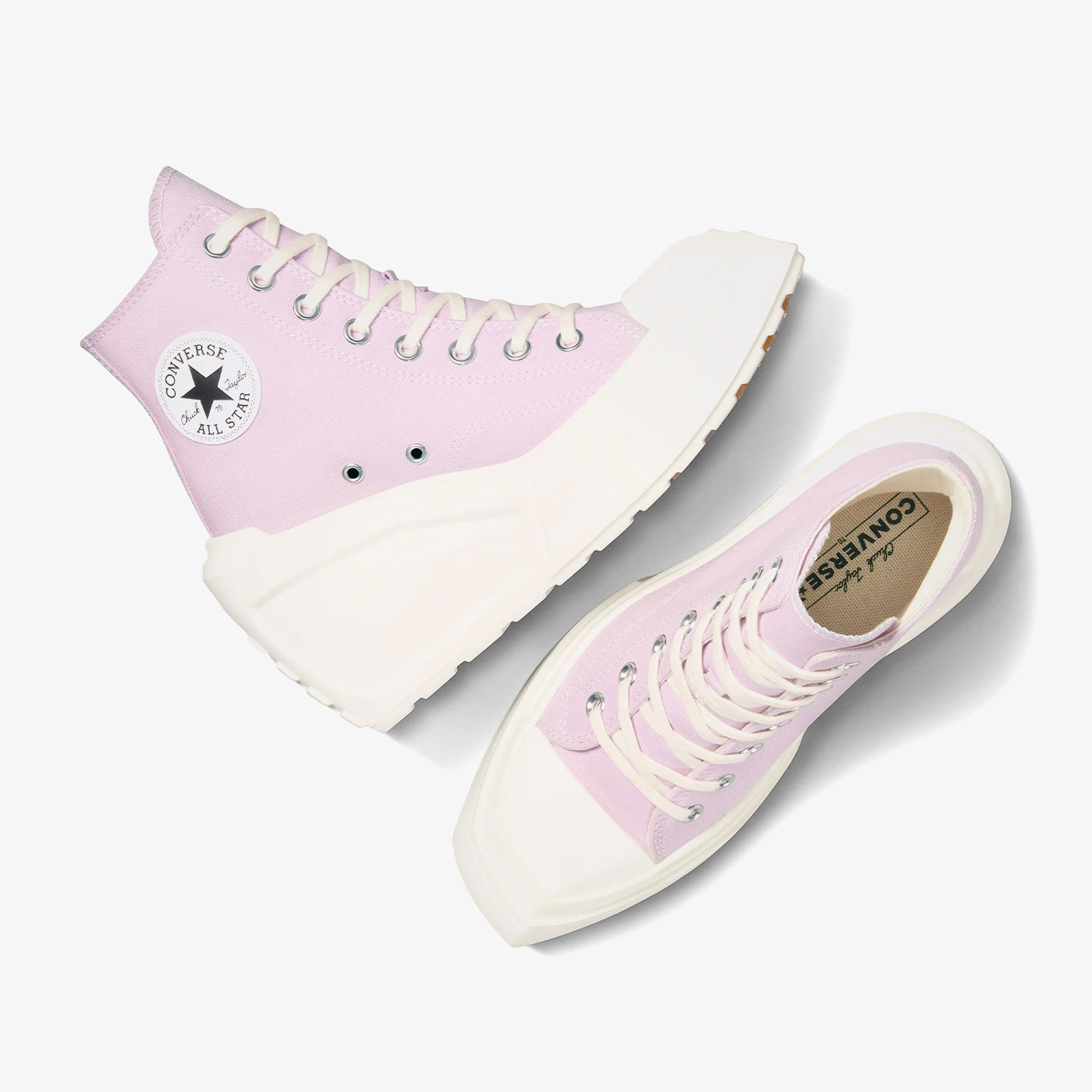 Converse Chuck 70 De Luxe Wedge Unisex Pembe Platform Sneaker